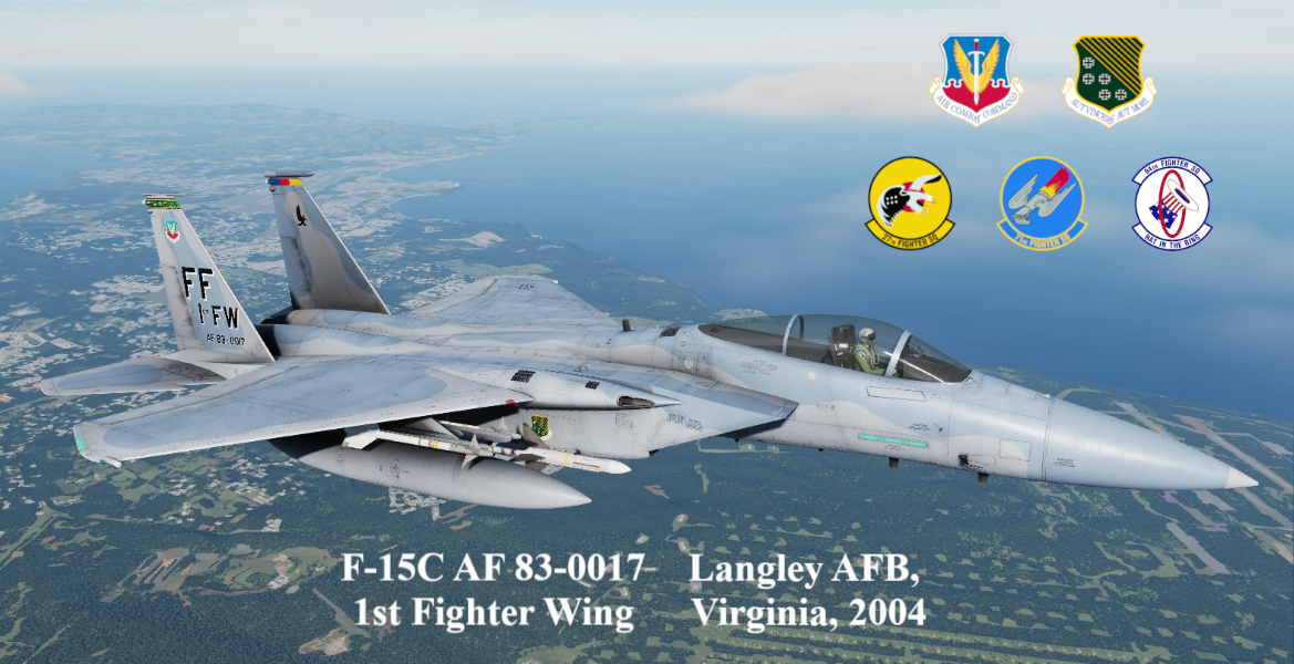 F-15C 1st Fighter Wing AF 83-0017, 2004