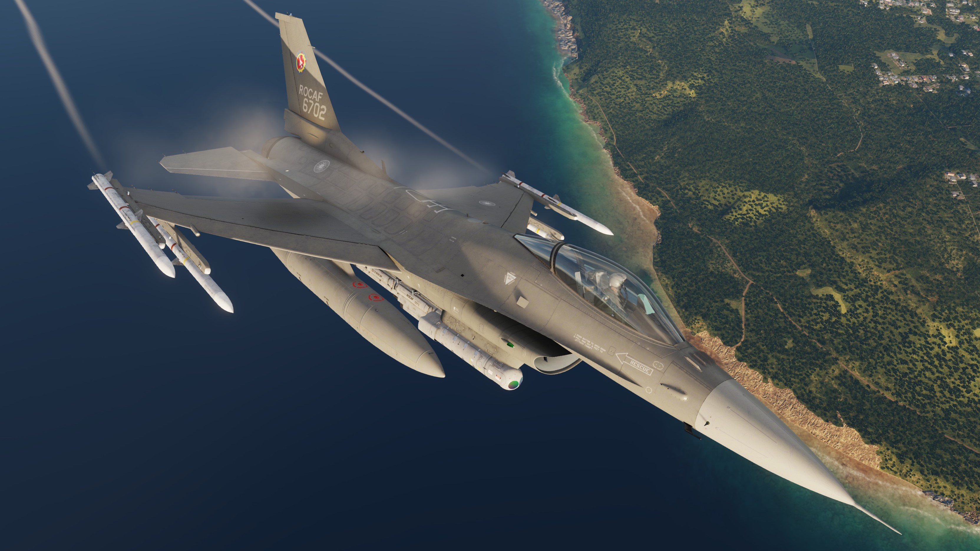 ROCAF F-16 46th TFS High viz Have Glass 『Tail Number variable』2023/07/16