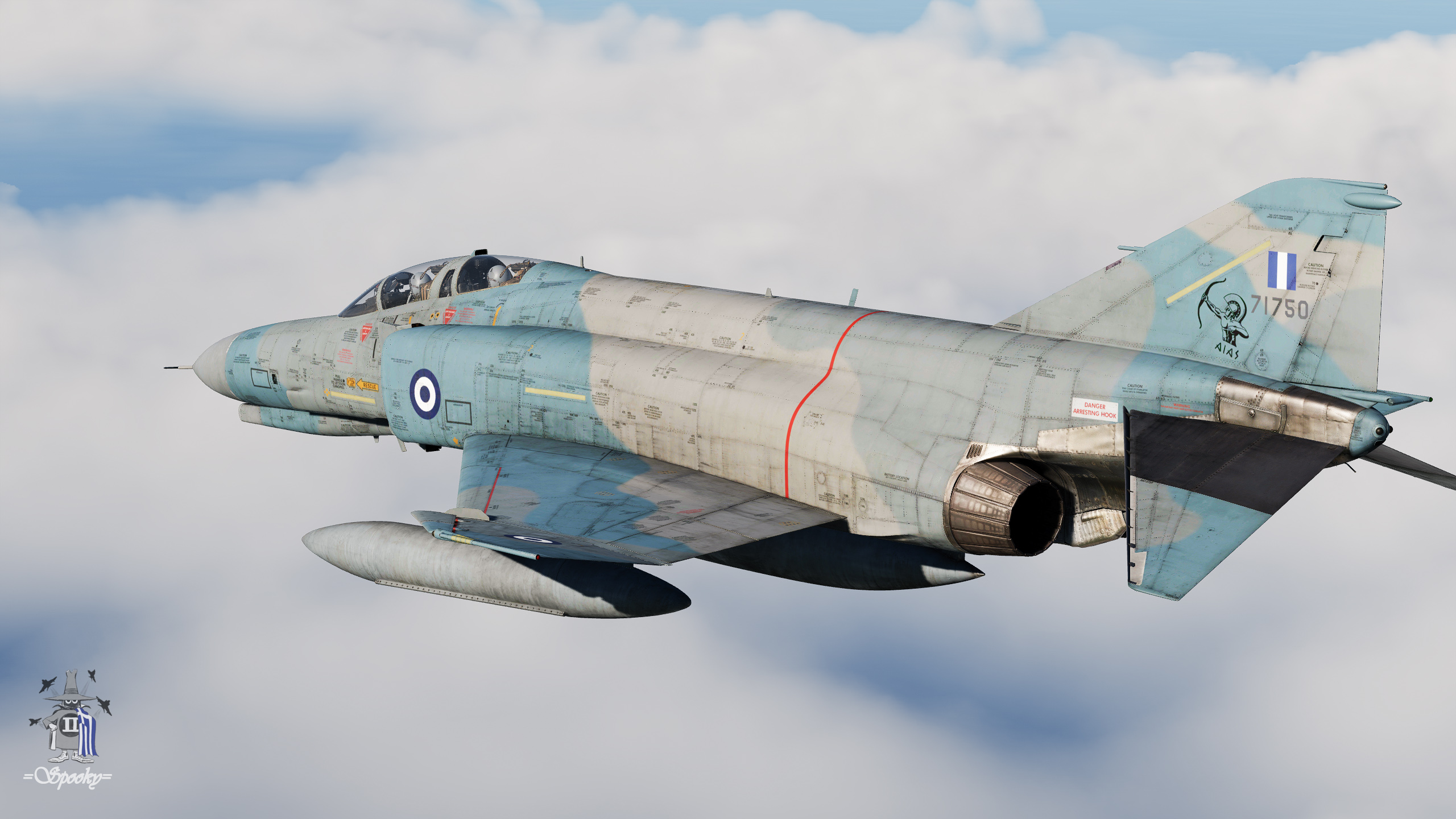 HAF F-4E "AJAX" 339 SQN TAIL No 71750