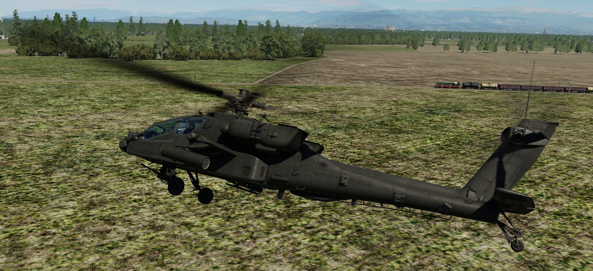 Georgian AH-64D -  Olive Drab (Fictional)