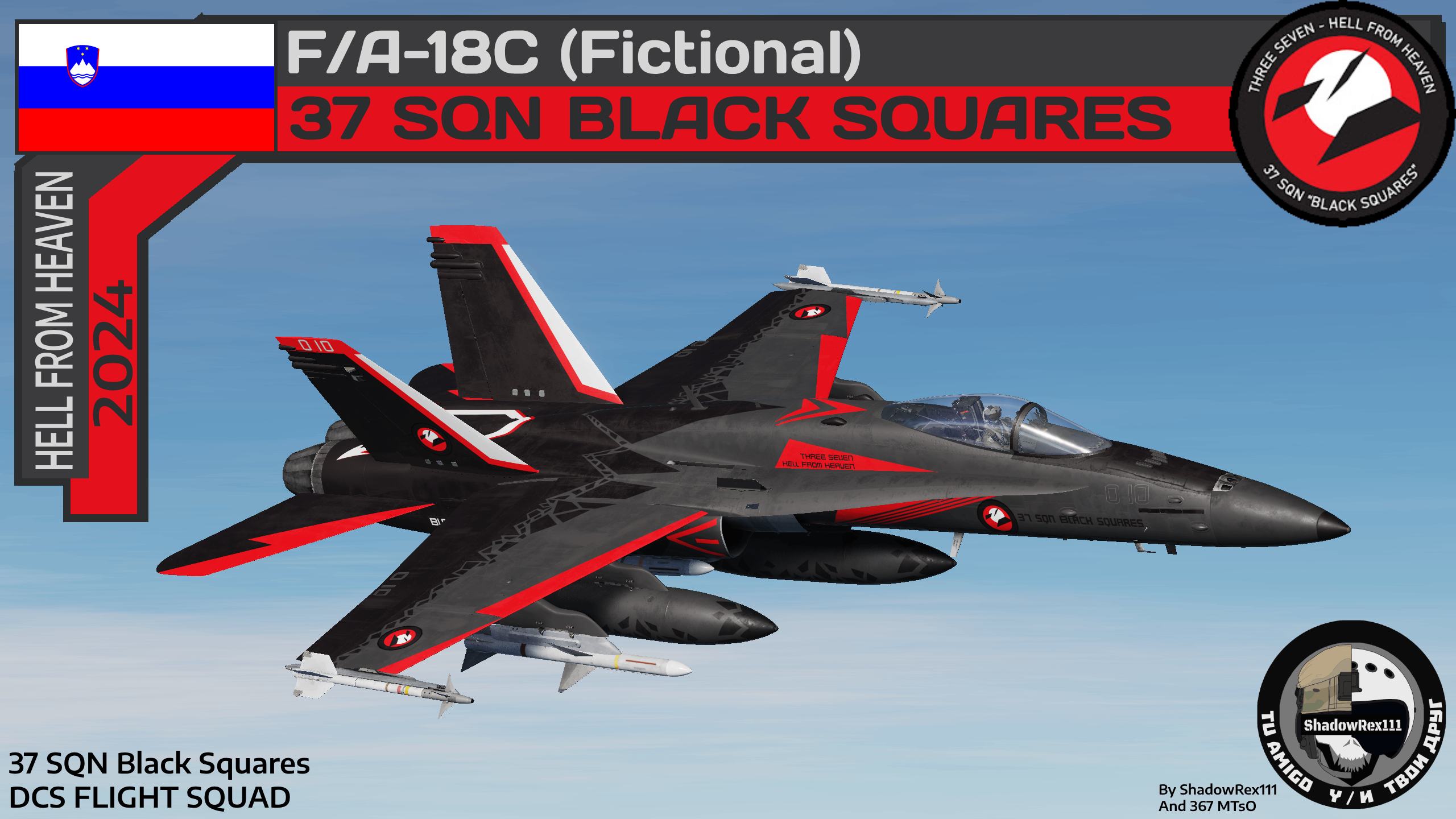 F/A-18C For the guys of the 37 SQN "Black Squares" (Fictional)