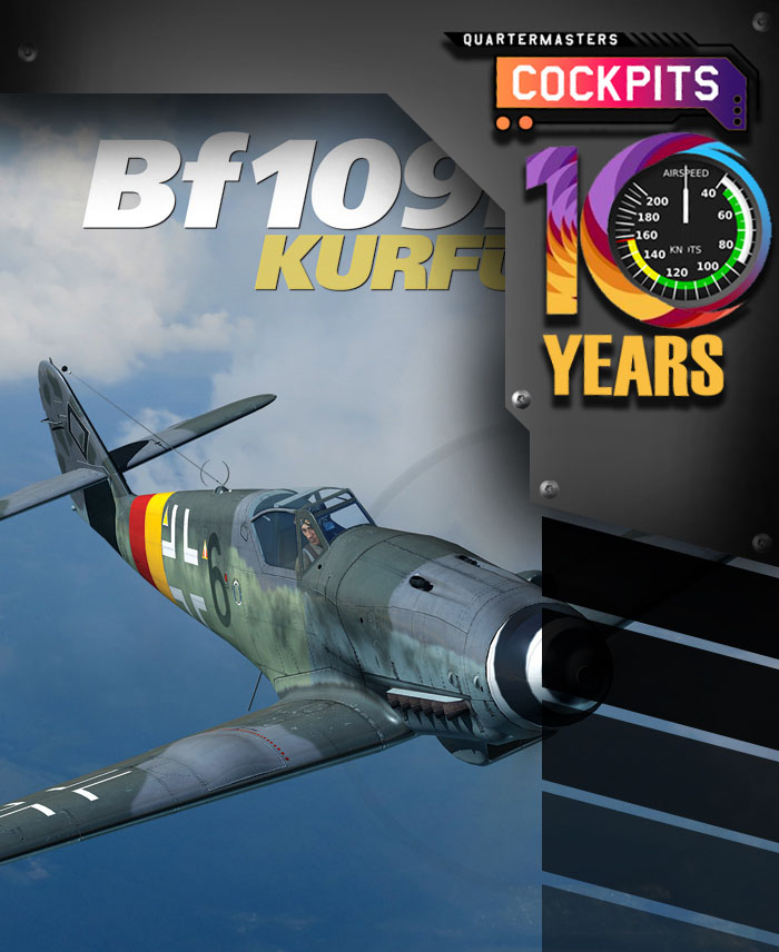 QM's Bf-109 Imperial English Cockpit - 2024 Edition