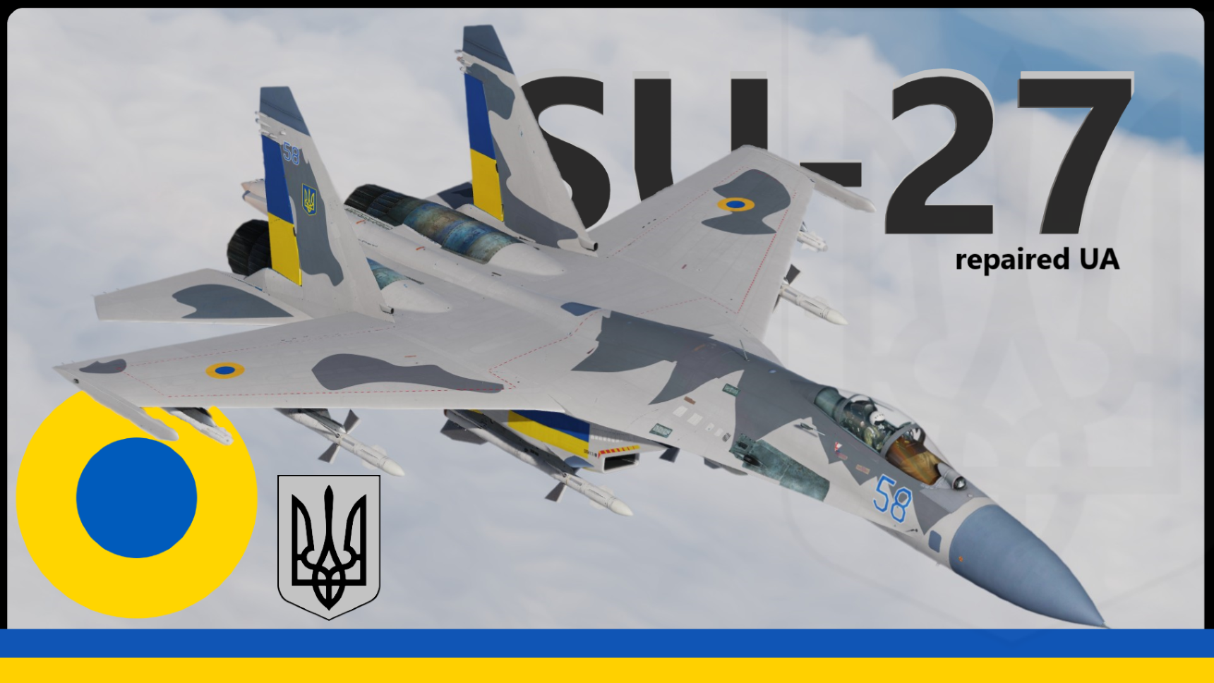 Su-27 Repaired | Ukraine, 3 versions (UPDATED 13.04.23)