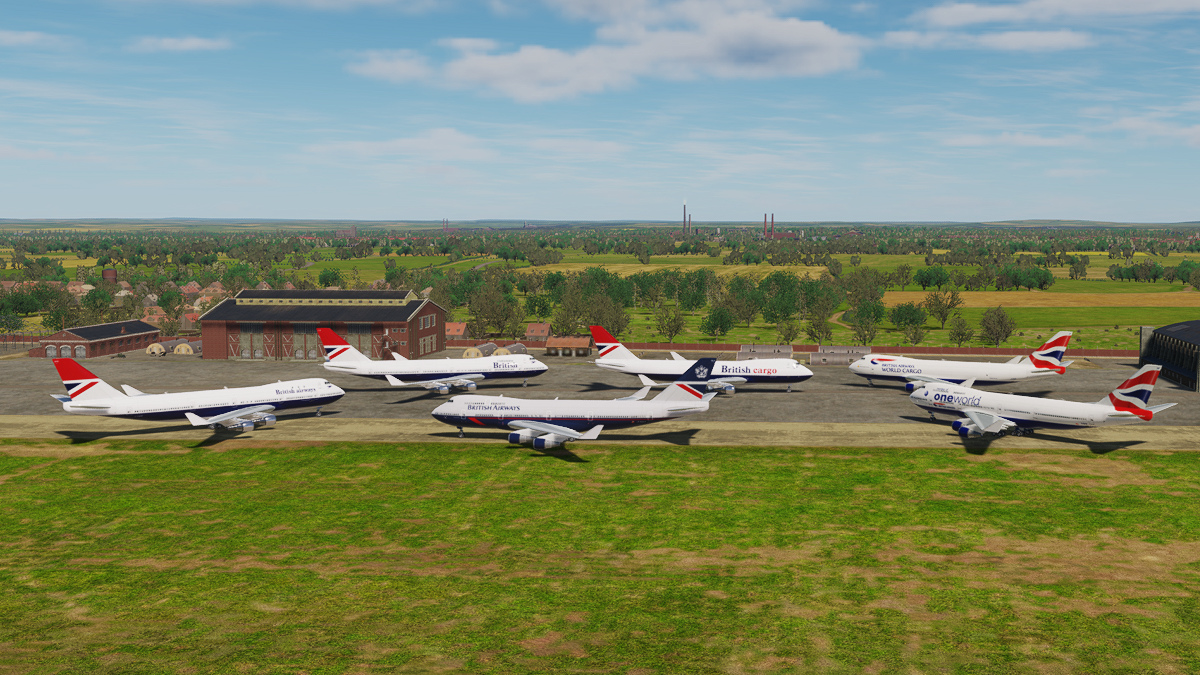 British Airways Liveries for B747 in Civil Aircraft Mod (CAM)