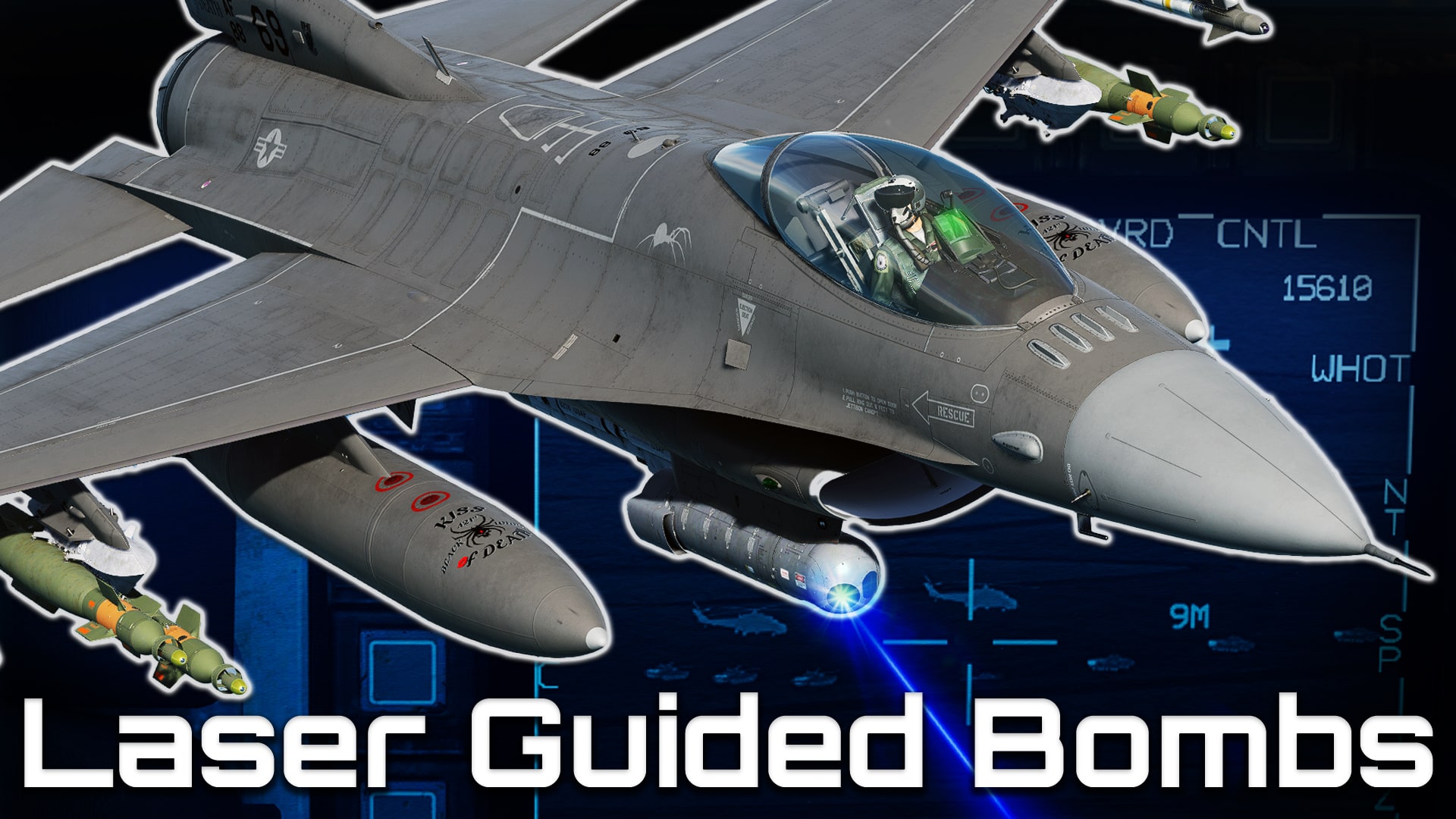 DCS F-16 Laser Guided Bombs Tutorial