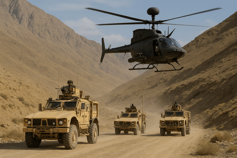 Afghanistan convoy escort - Updated