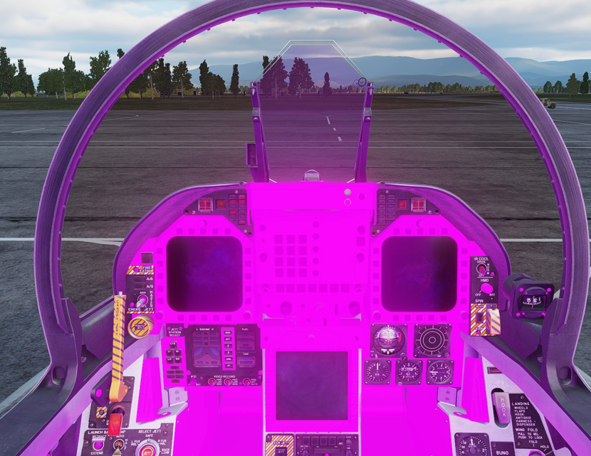 F/A-18C Cockpit Livery for Augmented Reality in the Quest 3