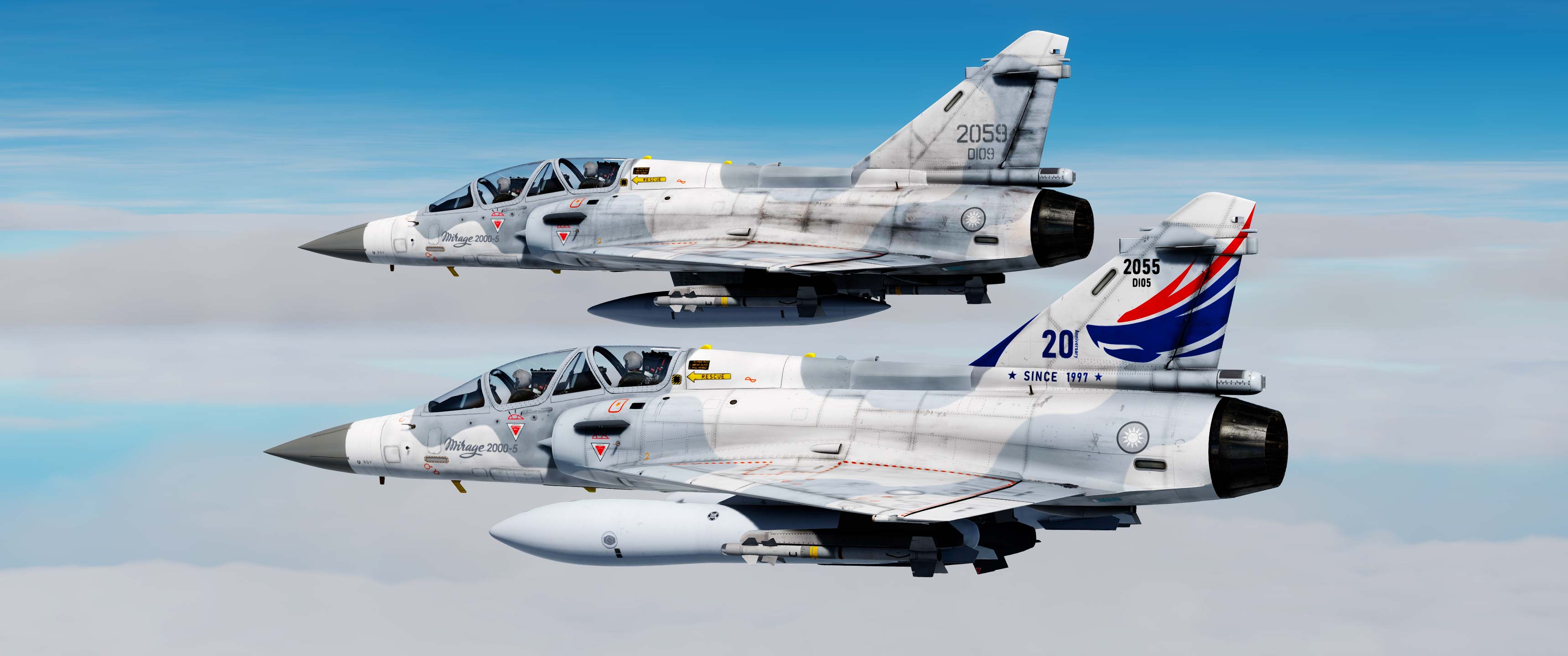 Mirage 2000-5DI Taïwan (Split air mod) 25/04/2024 UPDATE