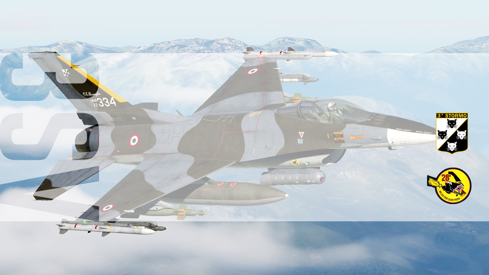 F-16C "CAMO 70's" AMI 3° Stormo 28° Gruppo (Fictional) 2.0 UPDATED