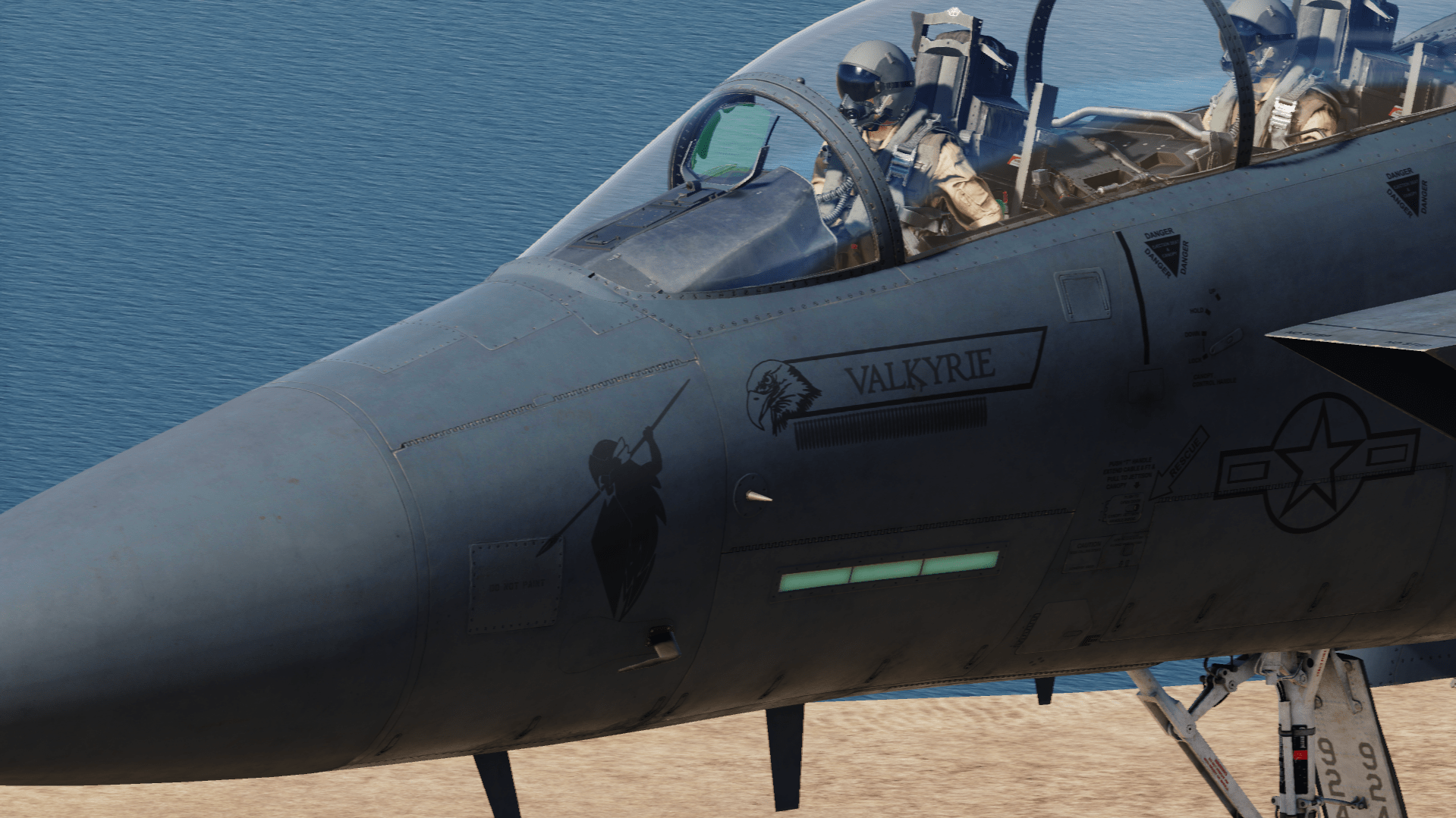 F-15E Strike eagle MO 90-246 "Valkyrie"