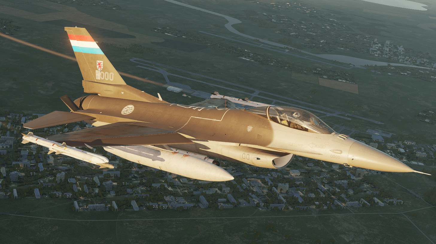 F-16C Bl.50 Lëtzebuergesch Loftwaffe 「 Luxembourg Air Force 」 ( Fictionnal )