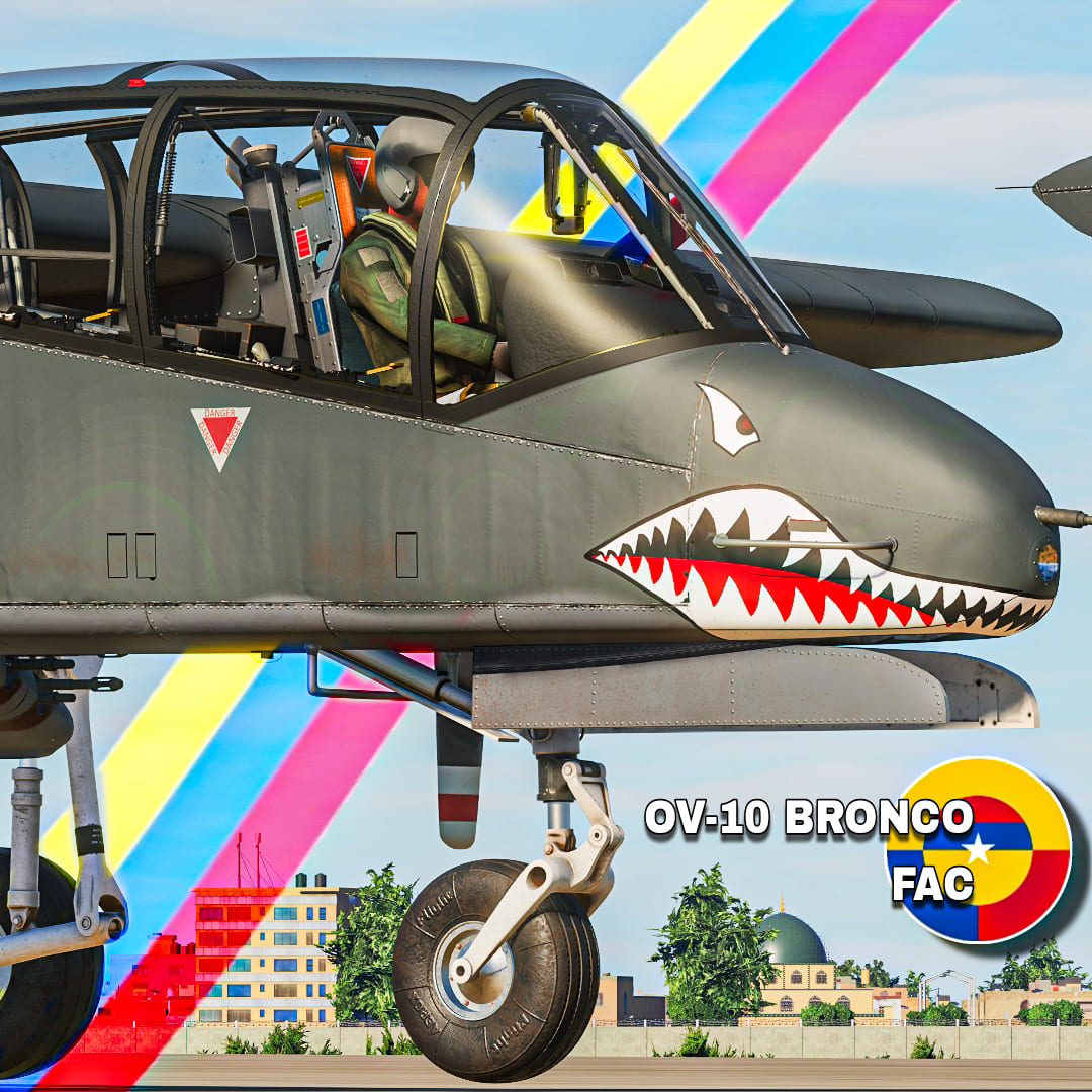 OV-10A BRONCO - FUERZA AÉREA COLOMBIANA (BOCA DE TIBURÓN)