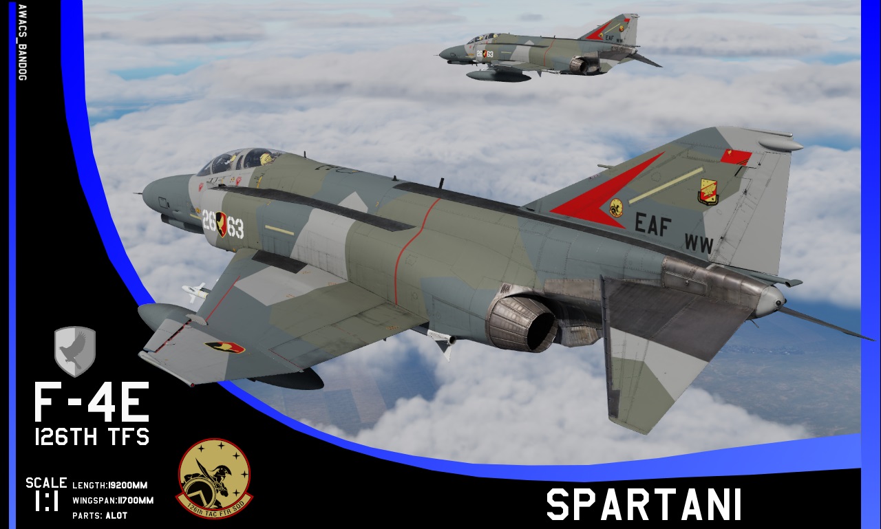 Ace Combat - Estovakian Air Force 126th Tactical Fighter Squadron "Spartani" F-4E