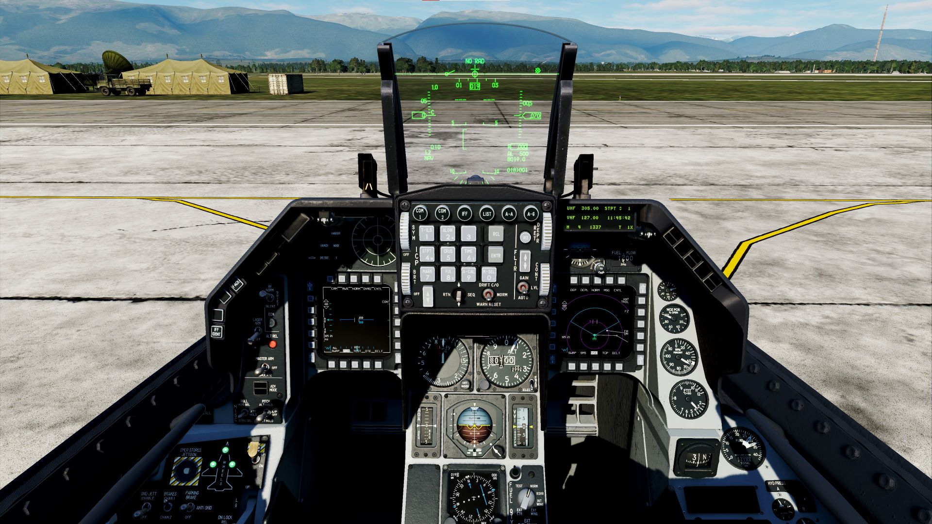 F-16C_50 Factory Clean Cockpit