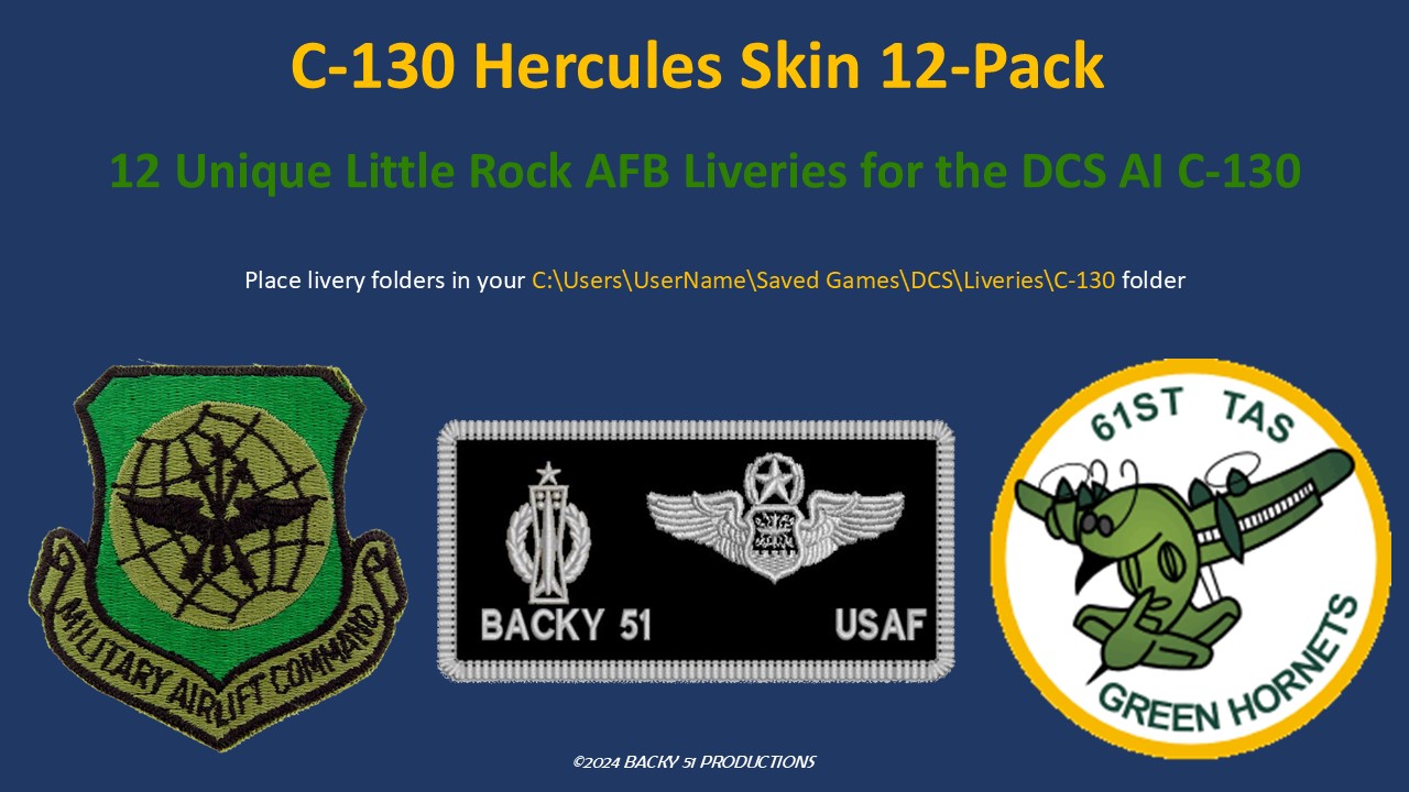 C-130 Hercules Livery 12-Pack