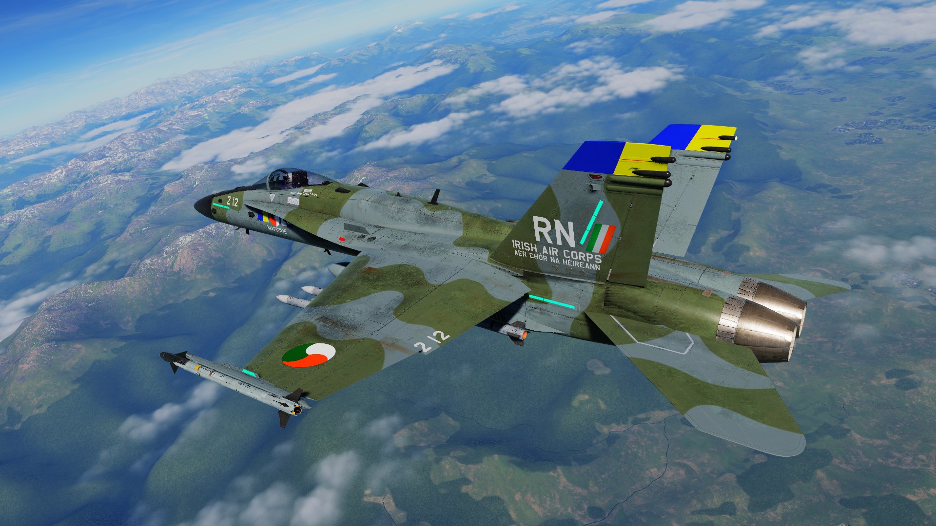 F/A-18C Hornet (Irish Air Corps - Roscommon/Connacht)