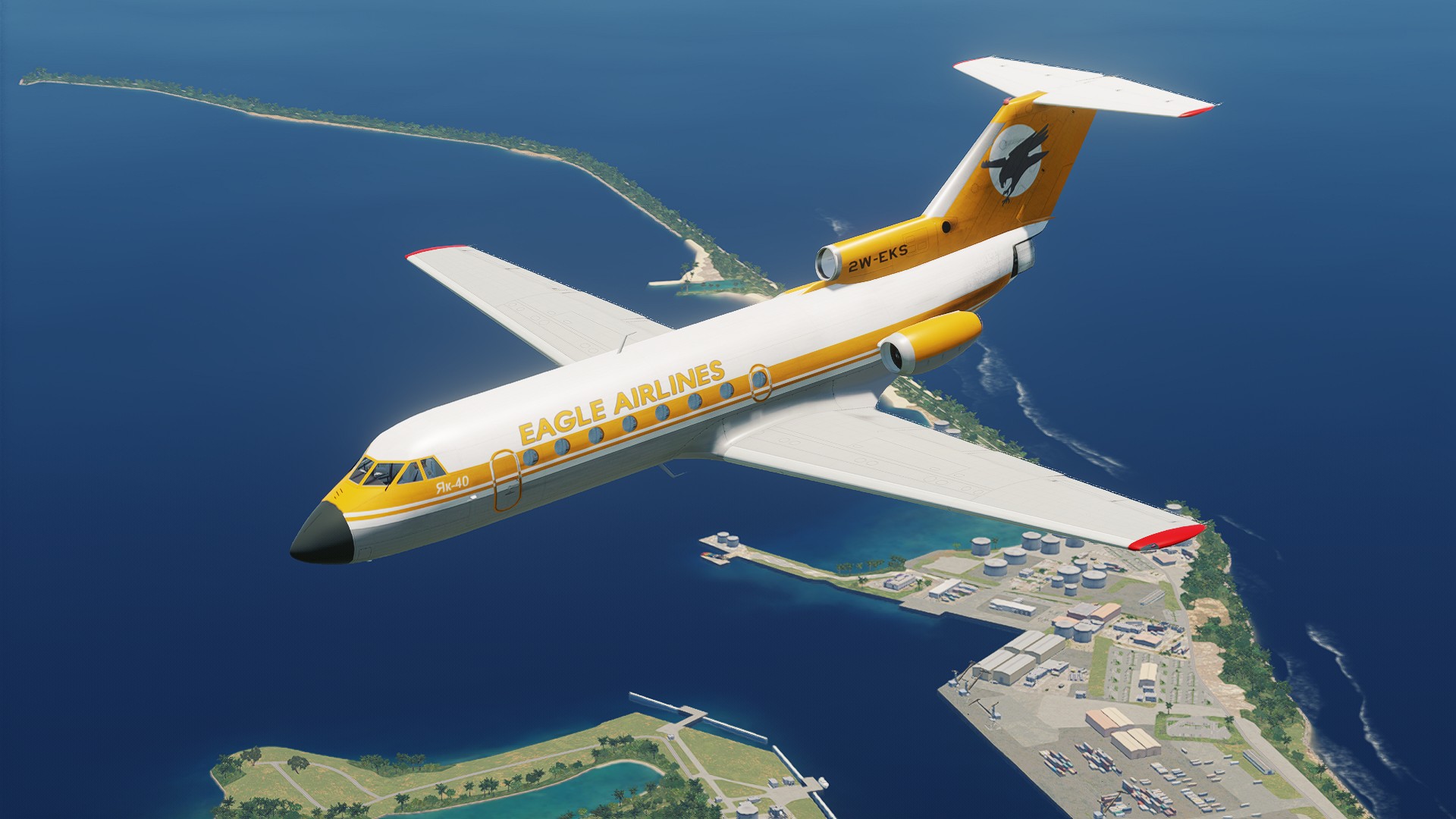 Yak-40 Eagle Airlines (Fictional Airline)