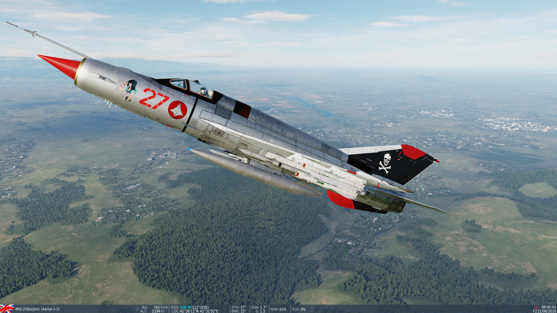 MiG-21 U.N.Spacy Fictional Livery - Lynn Minmay