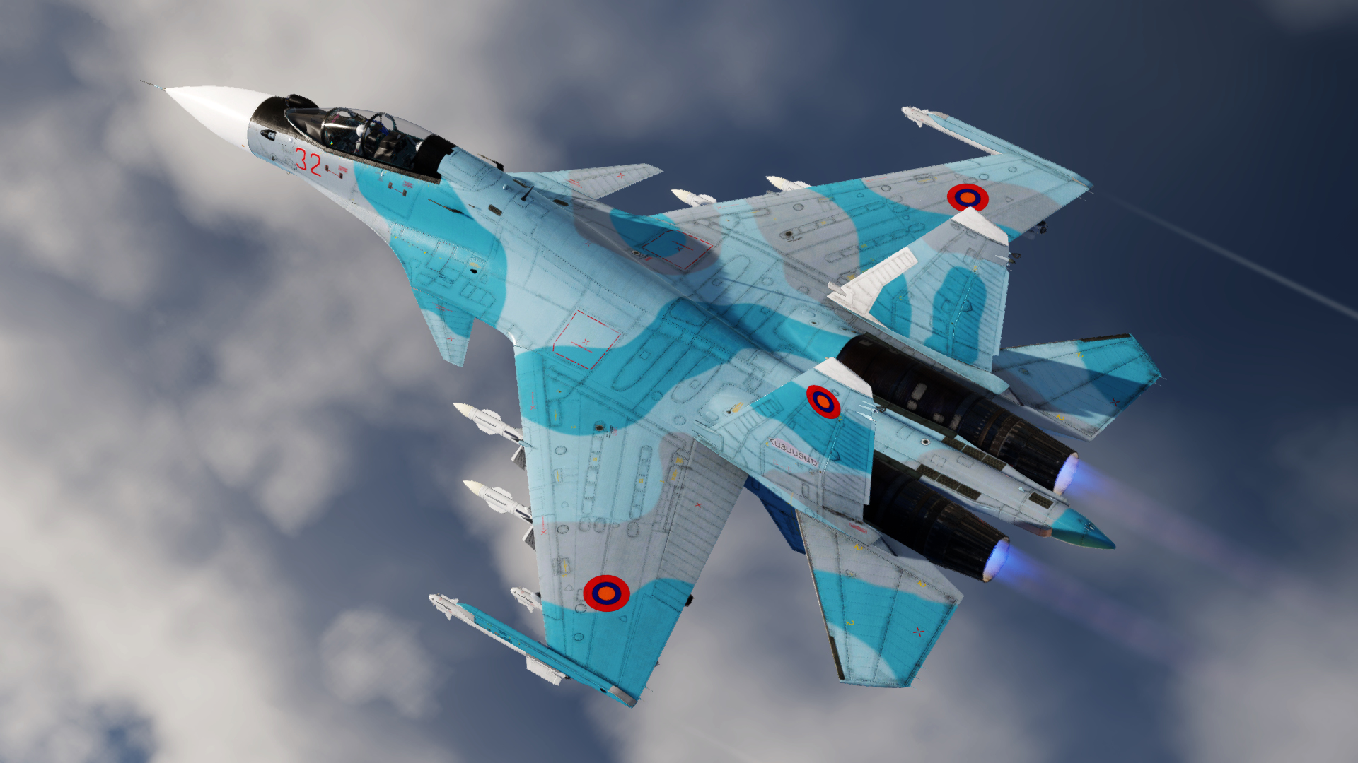 New Su-30SM Armenian Air Force Livery
