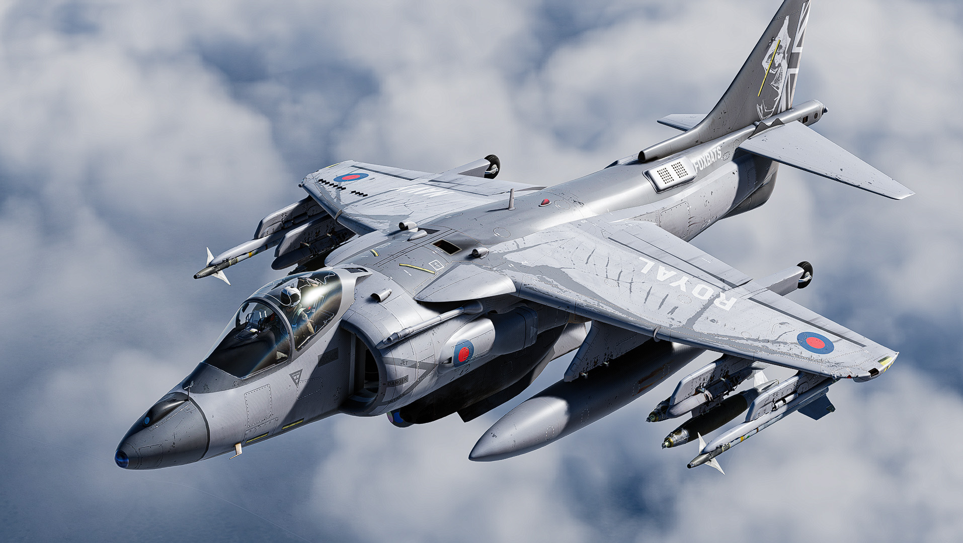 Royal Navy "Foxbats" NIGHT Livery (Fictional) | AV-8B NA Harrier V/STOL | By RatRanger