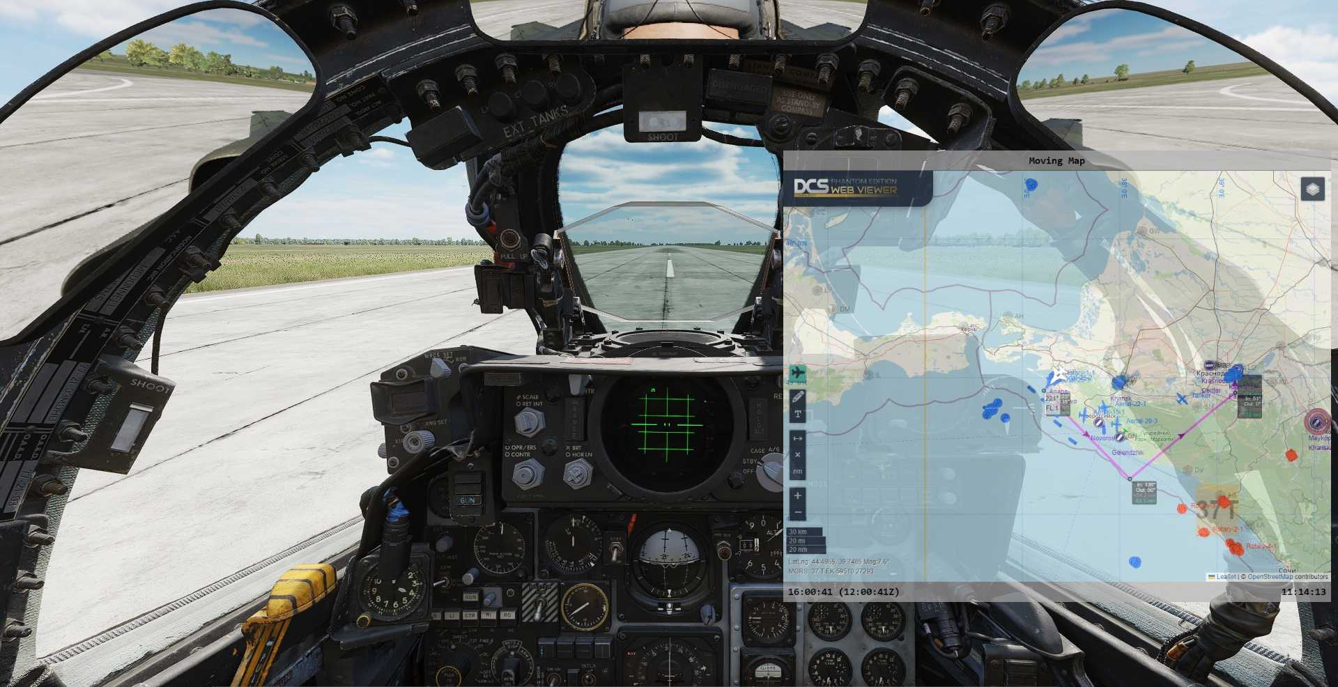 Moving Map for Open Kneeboard installation files for F-4E (tested with OpenMod Manager)