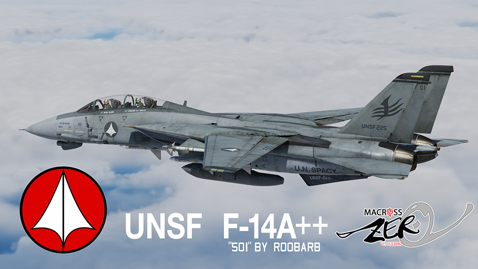 Macross Zero F-14++"Kai" 501 U.N. Spacy