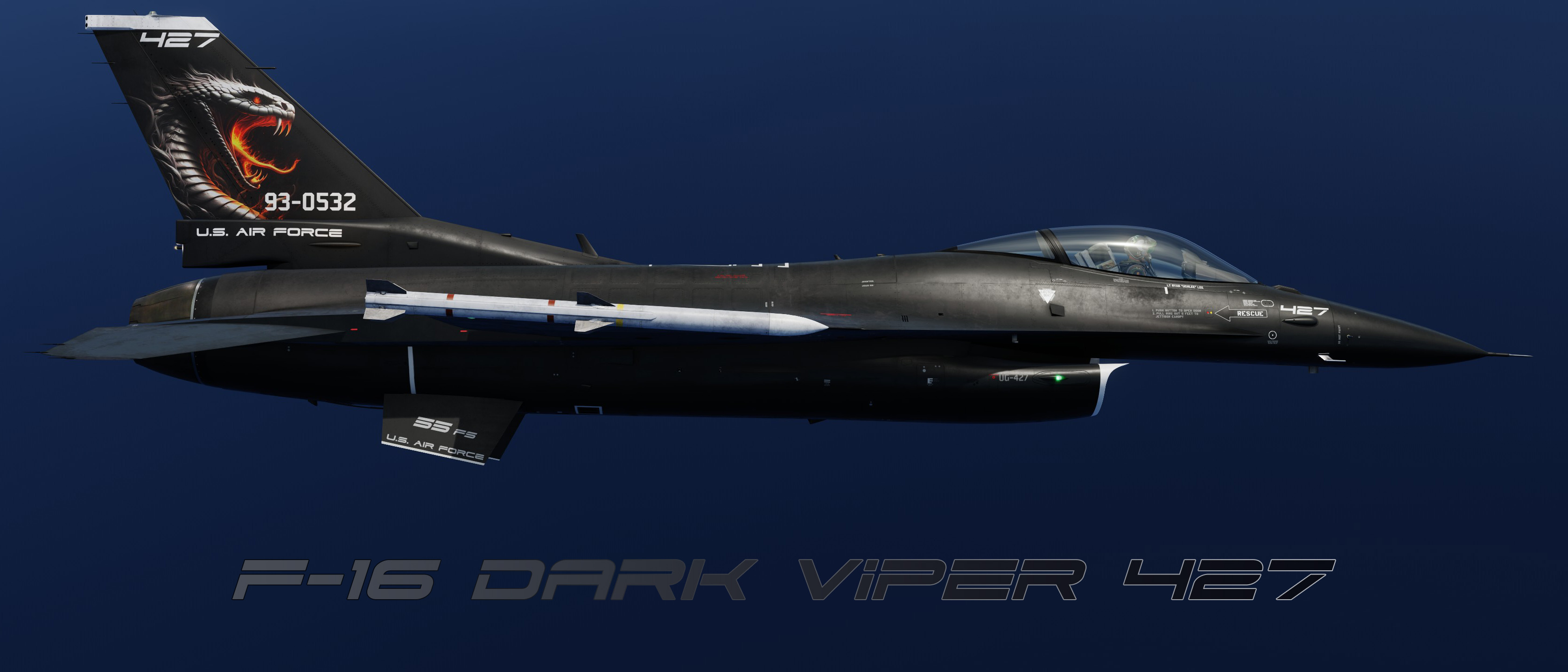 F-16 Dark Viper 427