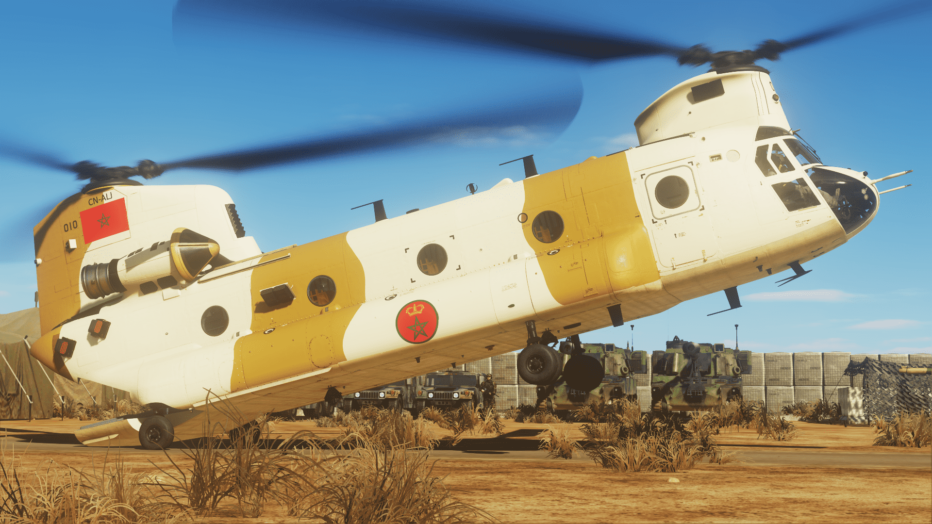 CH-47 of the Royal Moroccan Air Force (dont work)