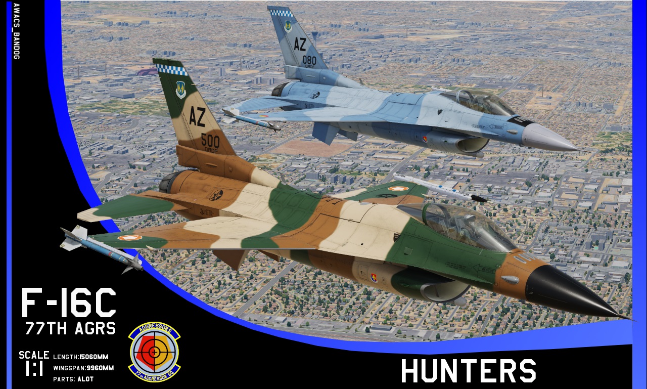 Ace Combat - 77th Aggressor Squadron 'Hunters' F-16C