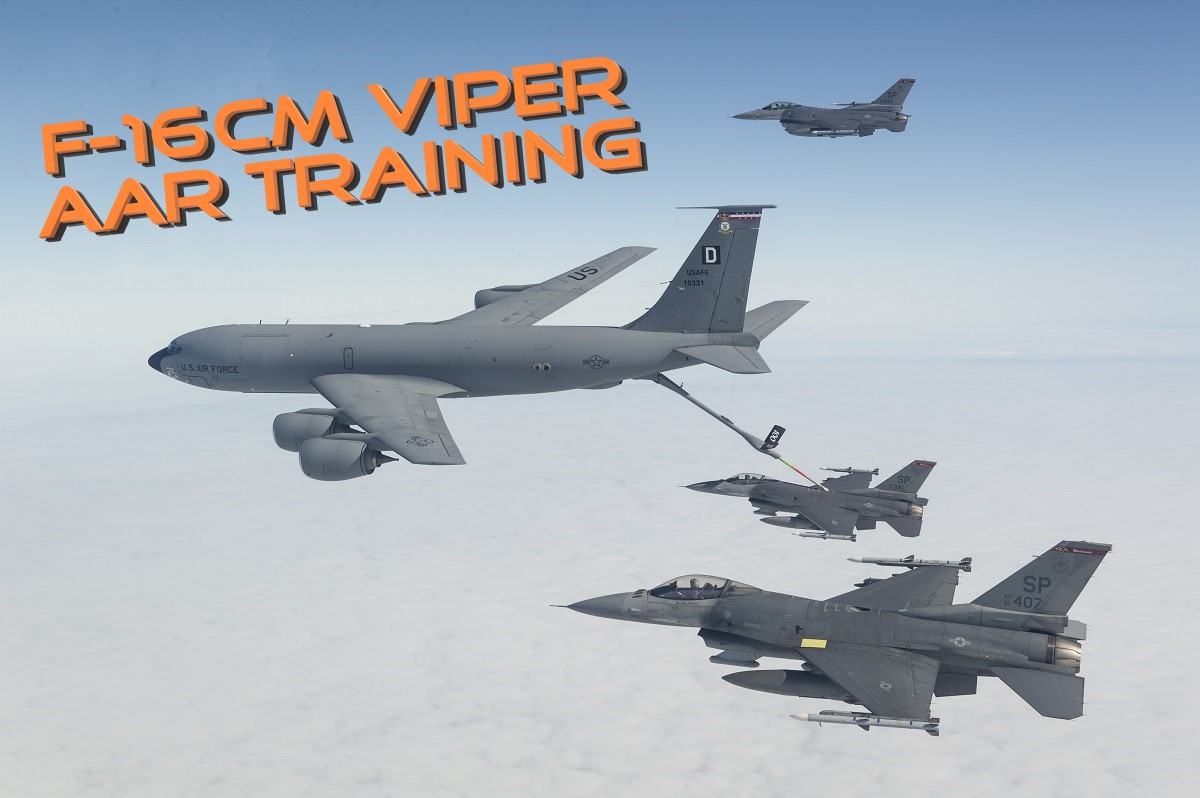 F-16CM AAR Training - Daytime