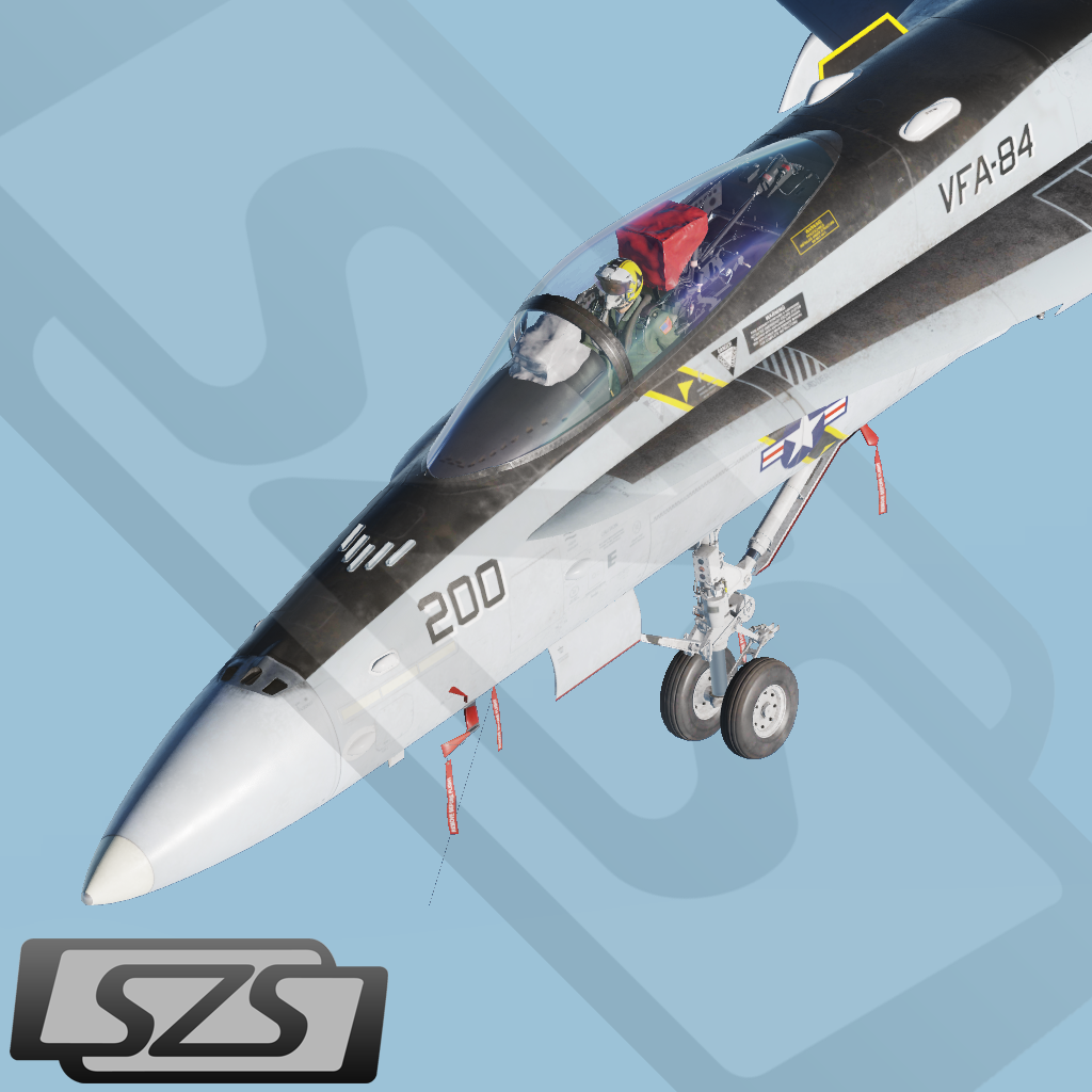 DCS F/A-18C Lot 20 USN VFA-84 Jolly Rogers - 2023 Remaster - DCS 2.8.4+