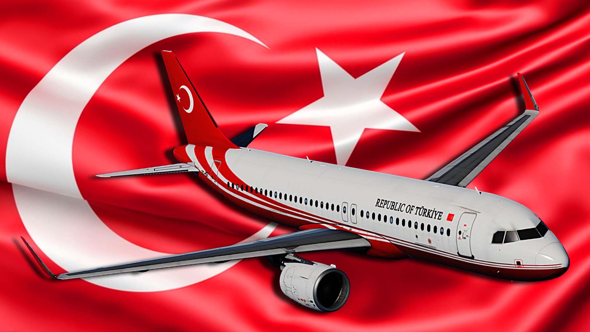 Turkish Government VIP Aircraft (TC-IST) A319 Fictional livery for ...