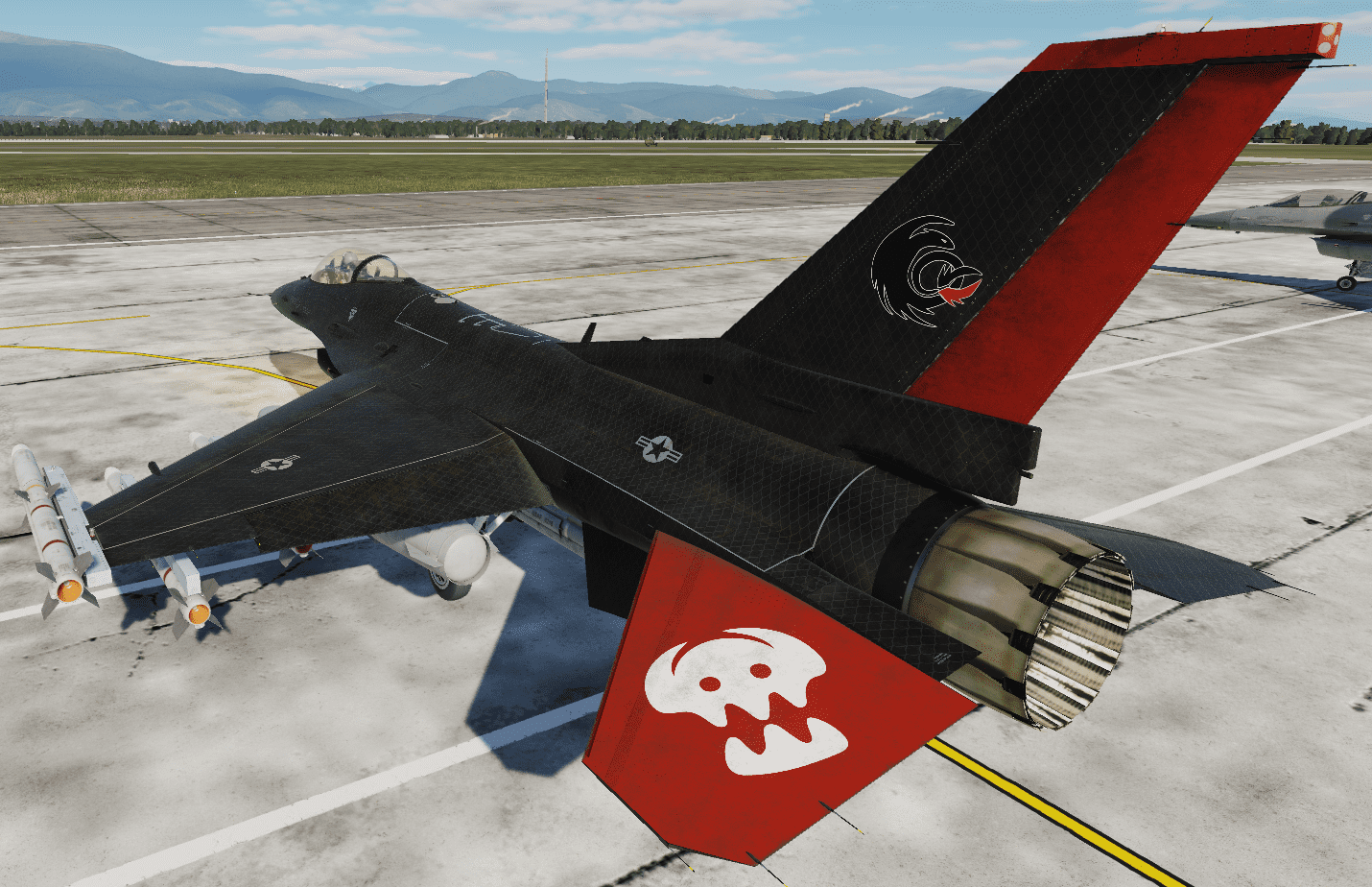 Toothless livery for F-16C