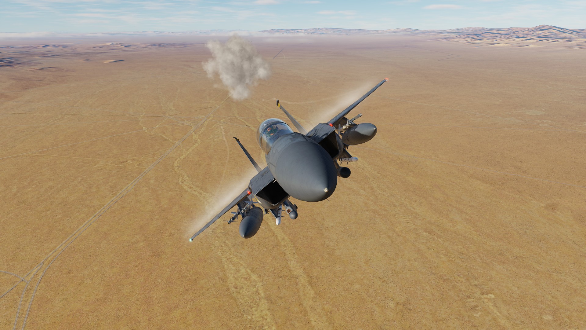 F-15E vs. Shaheds in the Nevada Test & Training Range (NTTR, aka Nellis)
