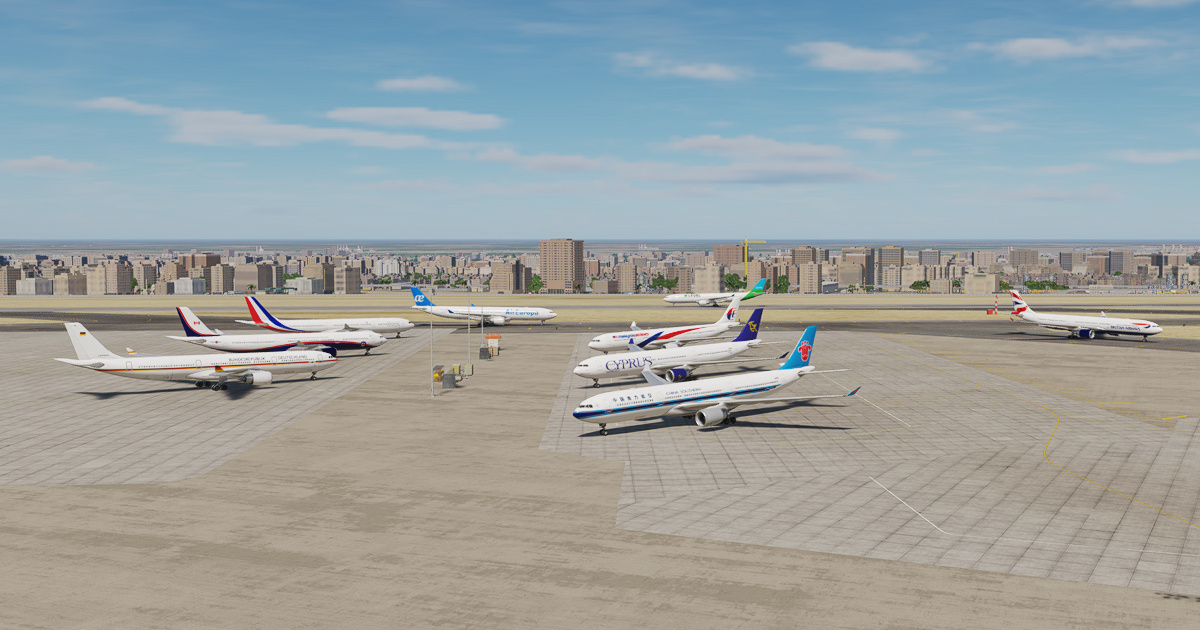 Passengers skinpack 1 for A330 in Civil Aircraft Mod (CAM)