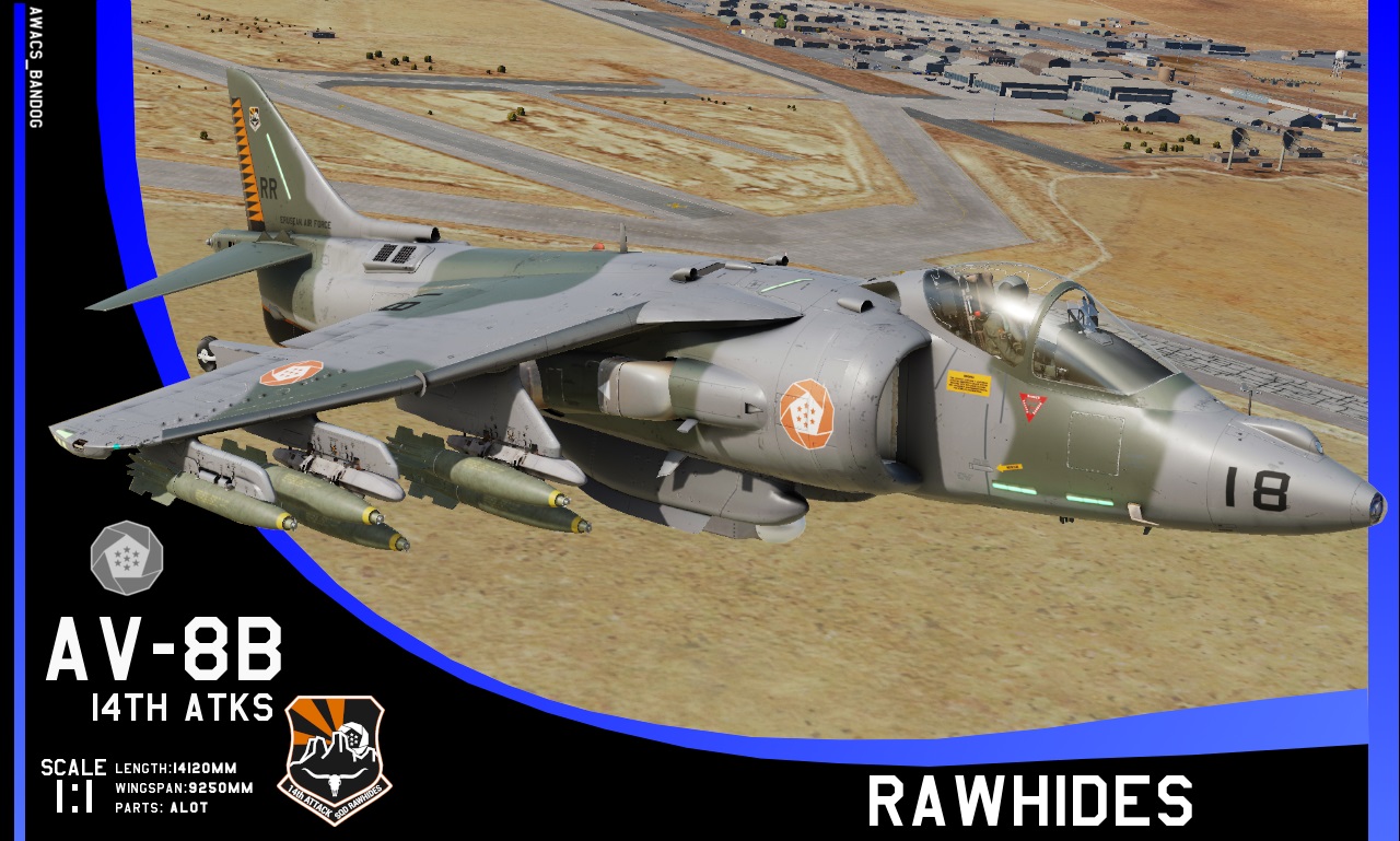 Ace Combat - Erusean Air Force 14th Attack Squadron 'Rawhides' 
