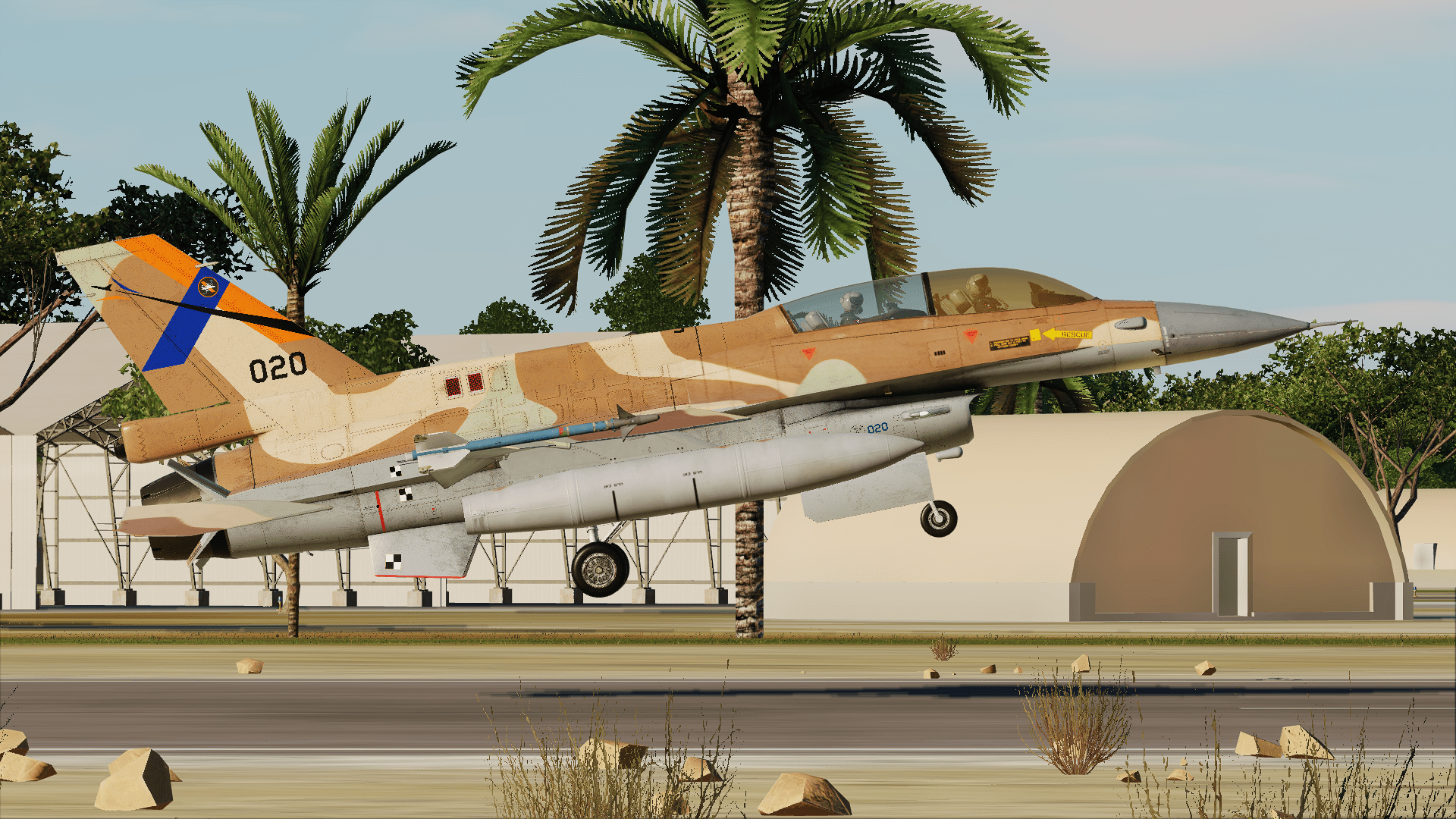F-16D Barak 020 (SUFA Mod) 5601sq