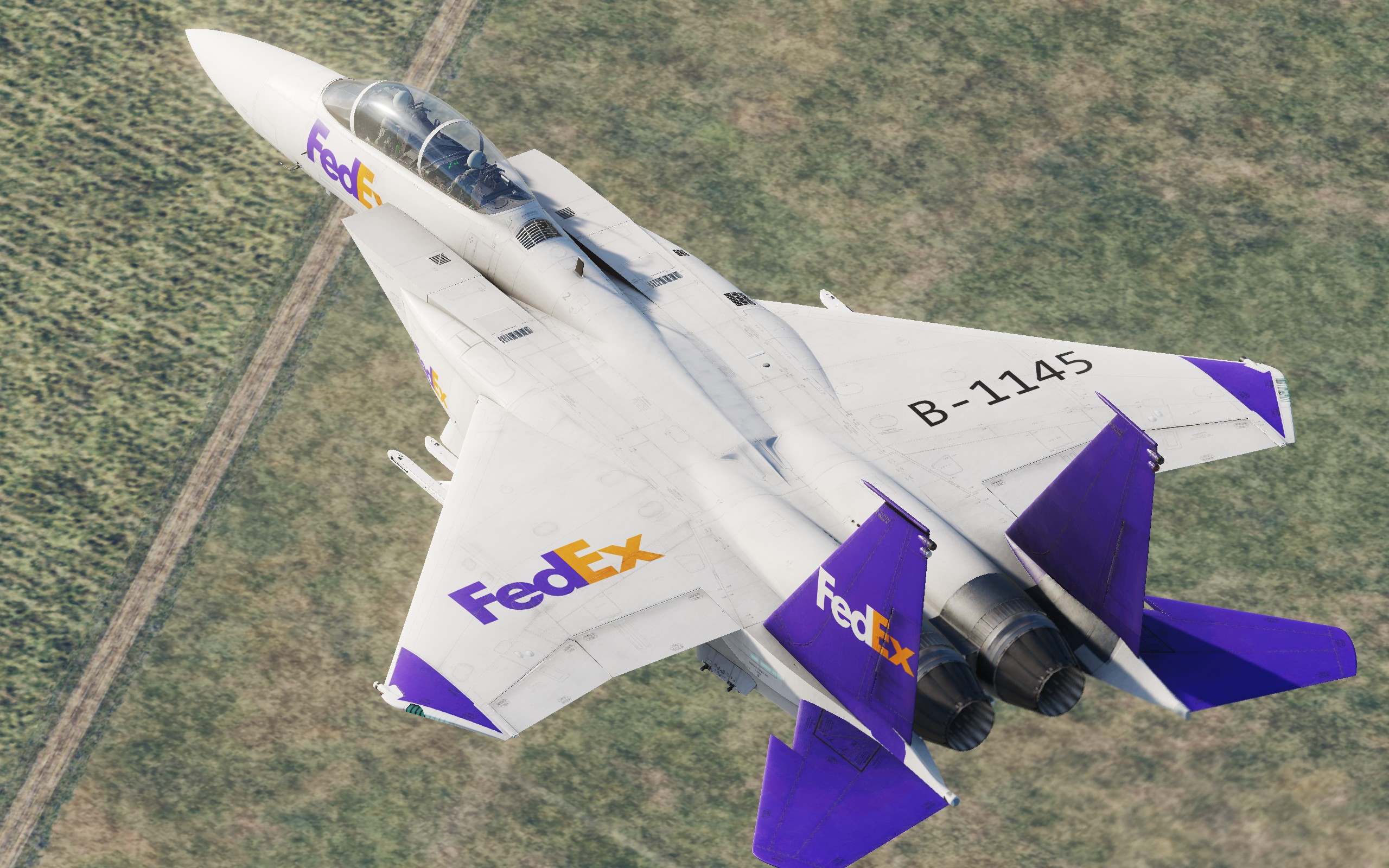 F15E联邦快递航空涂装/FedEx