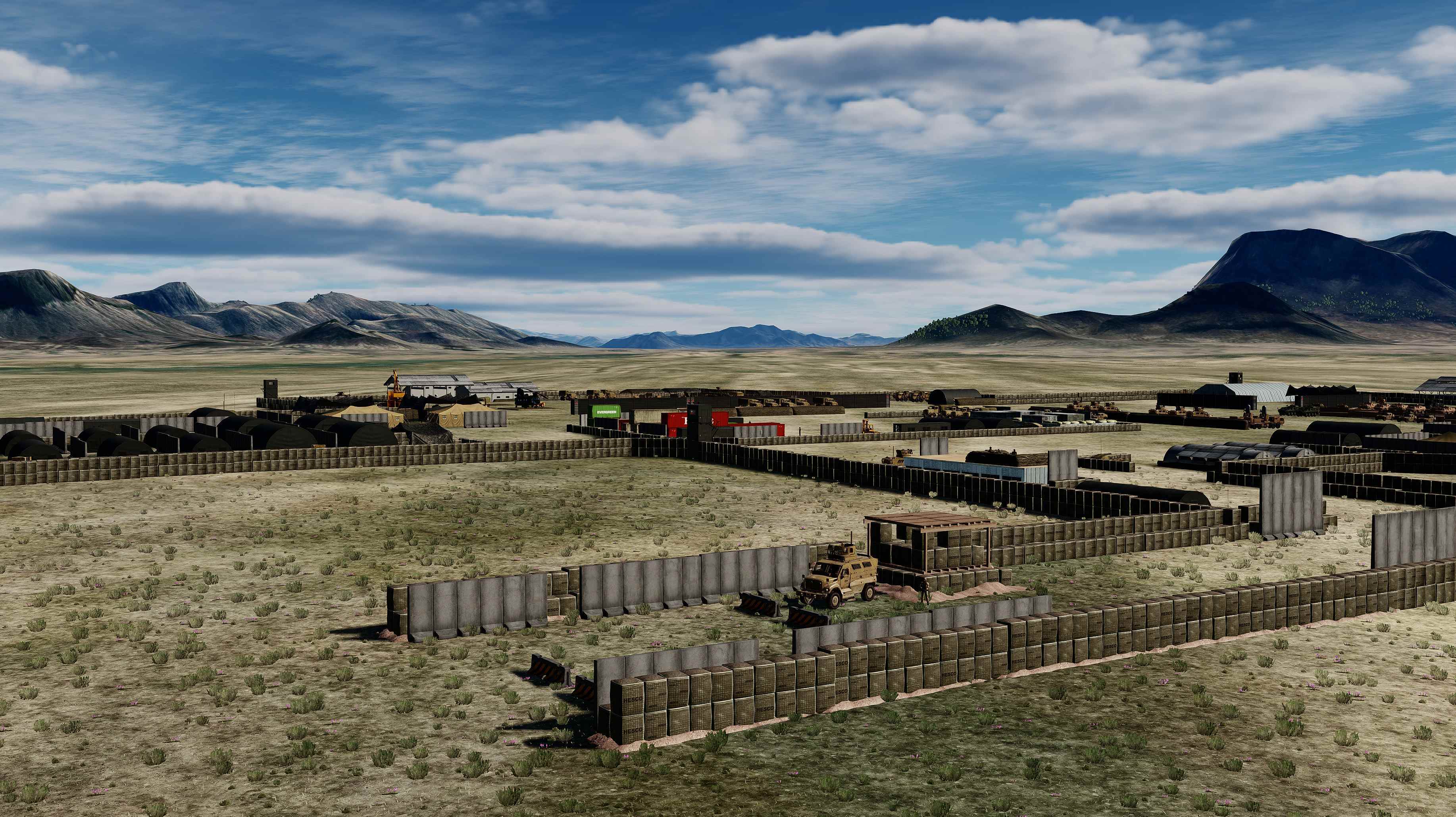 Forward Operation Base "Daman" Afghanistan Map