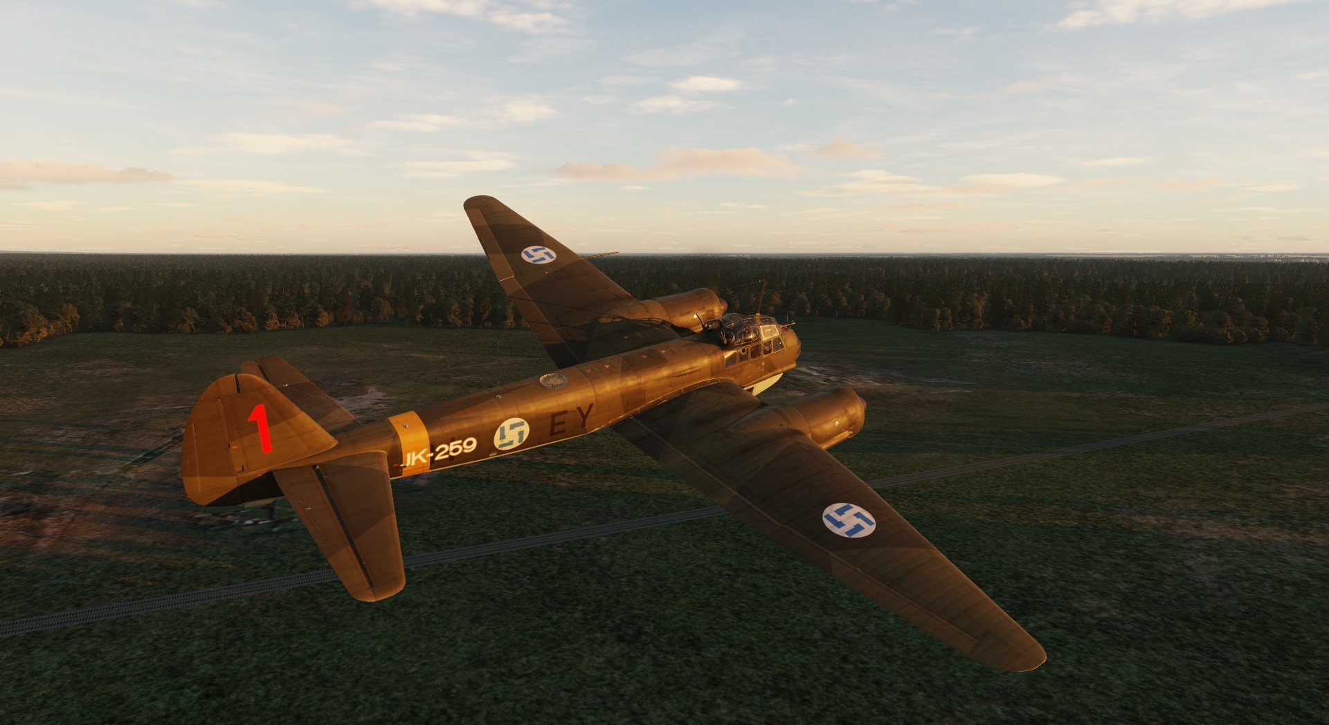 Ju 88 2/LeLv 44 JK-259 (ex BI+EY) Finnish Air Force