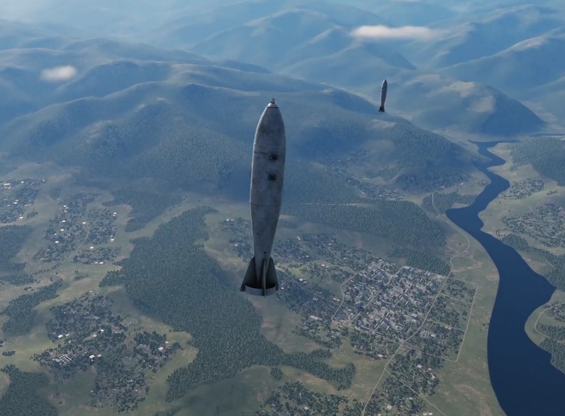 MiG-29A Fulcrum FF Nuclear Enabled Bomb Toss Practice Mission