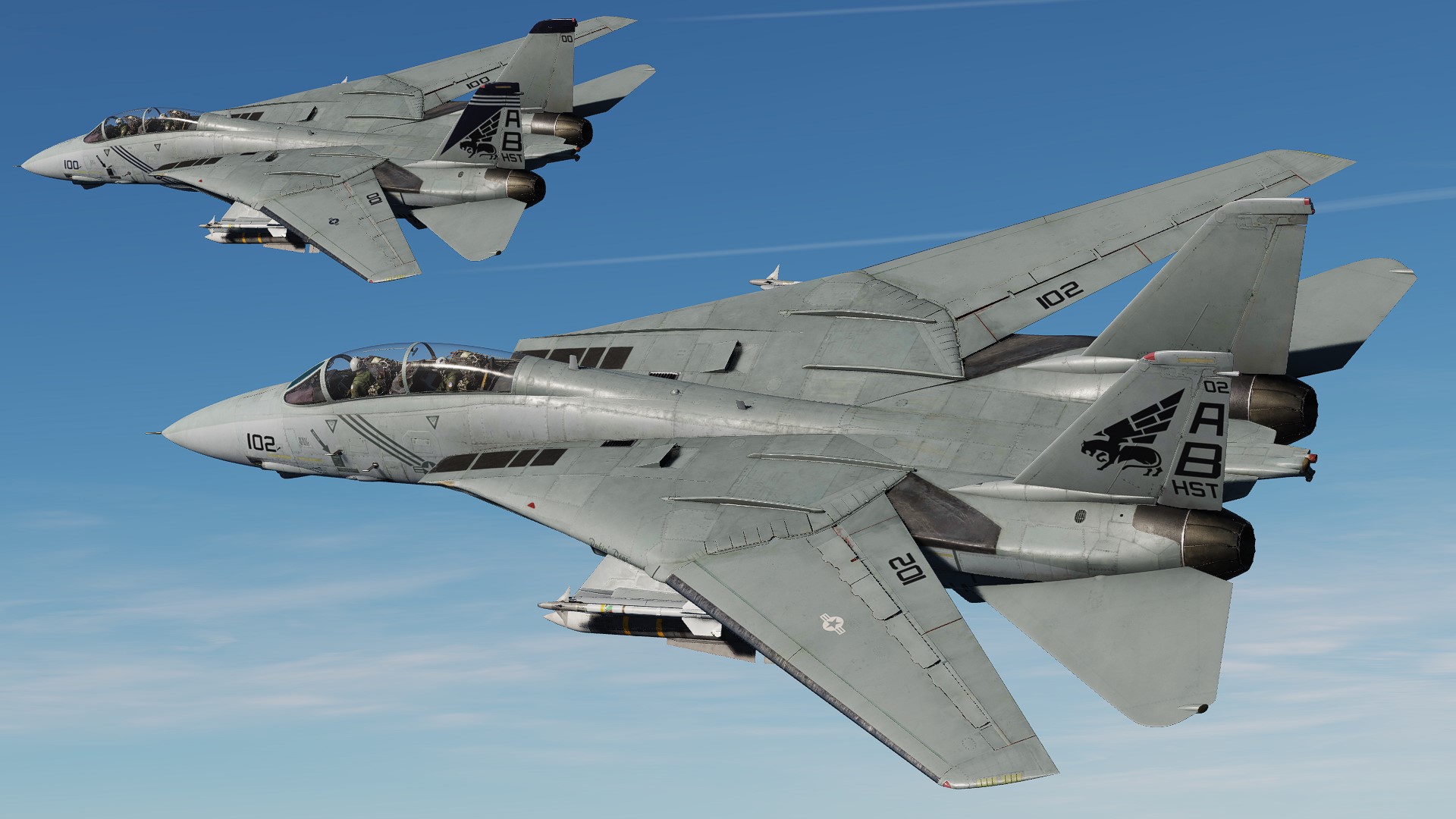 F-14B VF-143 Pukin Dogs 2020s fictional Skin Pack 1