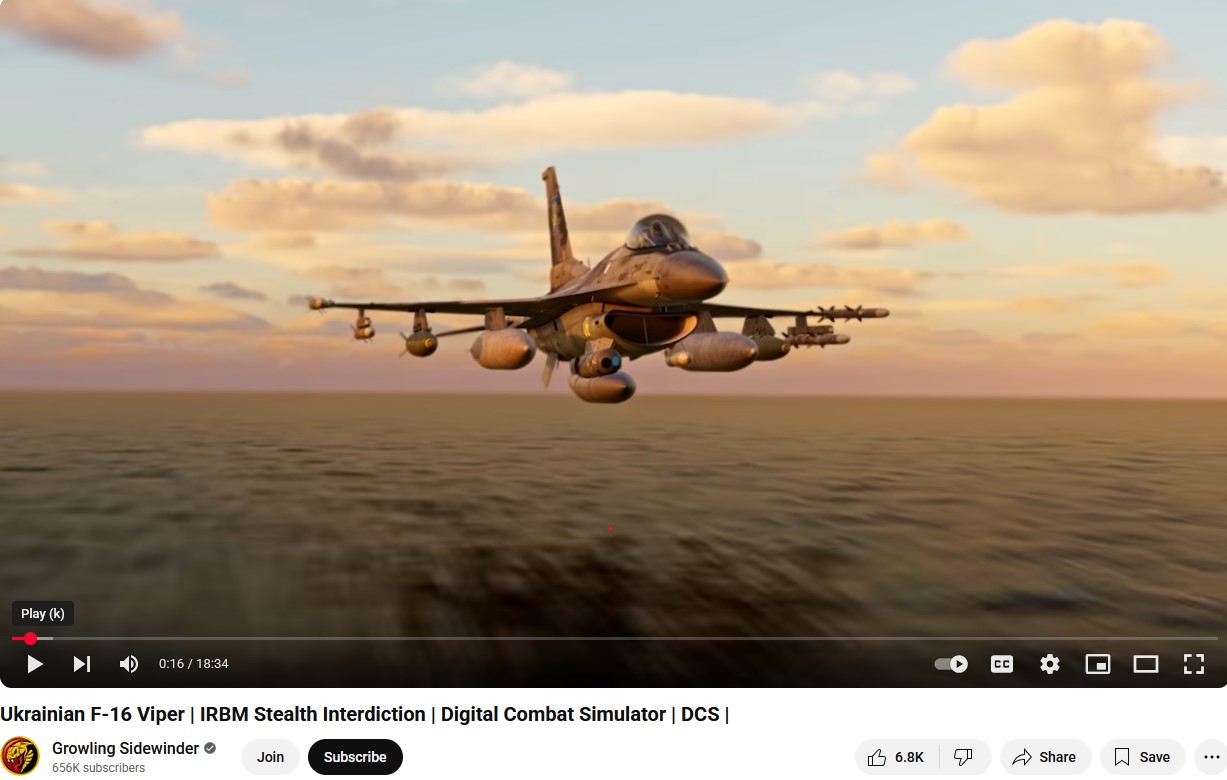 Caucasus - Ukraine Low-level, stealth mission against mobile TBM/IRBM site - Growling Sidewinder Edit - Single or Multiplayer Ukranian F-16 or Mig-29