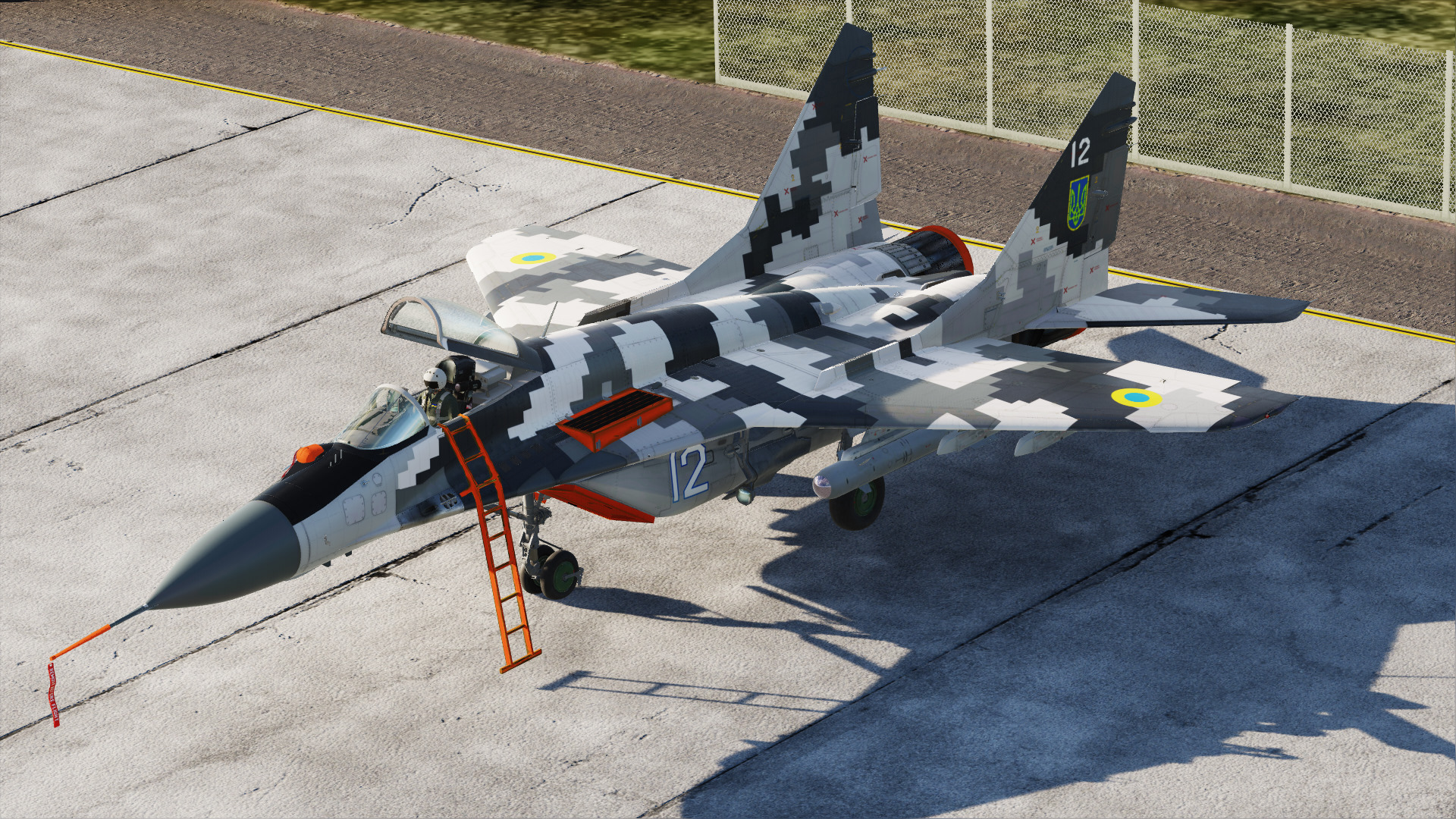 MiG-29MU2 "12 White" 2020 | Ukrainian Air Force