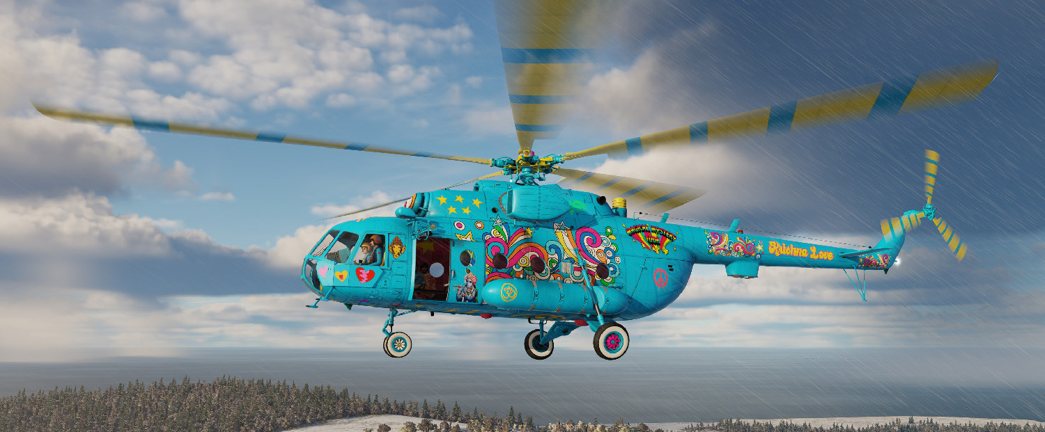 Feel the love of Krishna ! the love for the MI-8