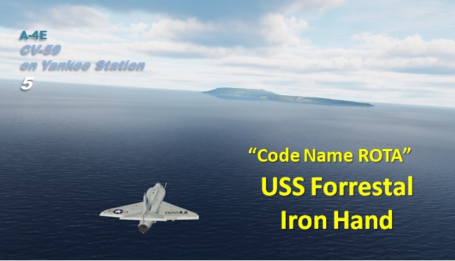 A-4E USS Forrestal Marianas Iron Hand (CV59-5)