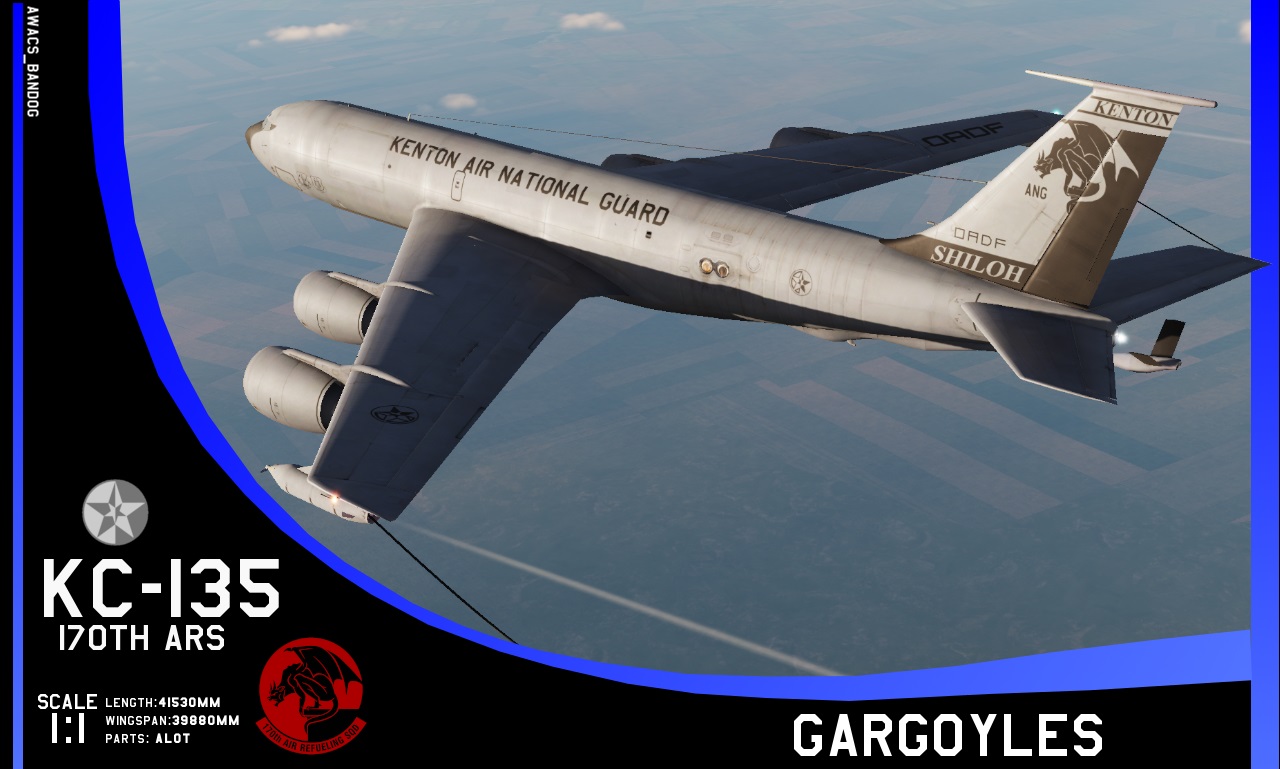 Ace Combat - 170th Air Refueling Squadron "Gargoyles" Kenton Air National Guard KC-135