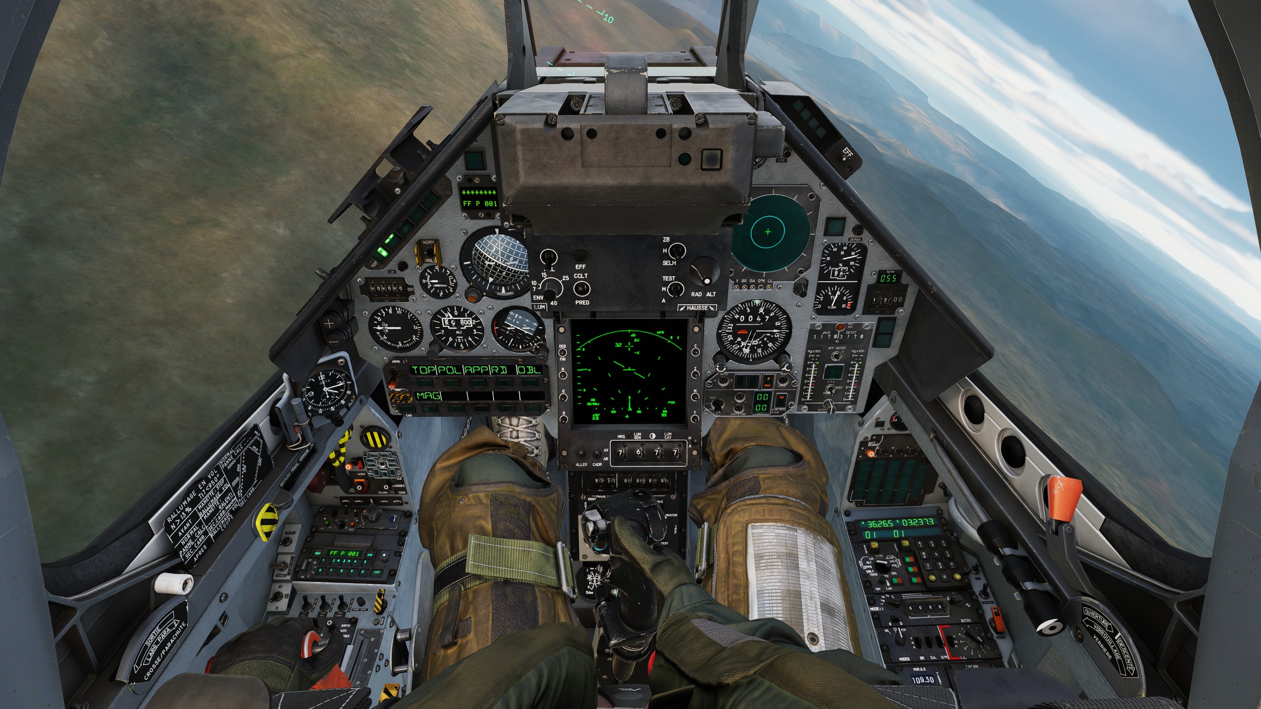 Mirage 2000C - Blue/Grey Cockpit FR