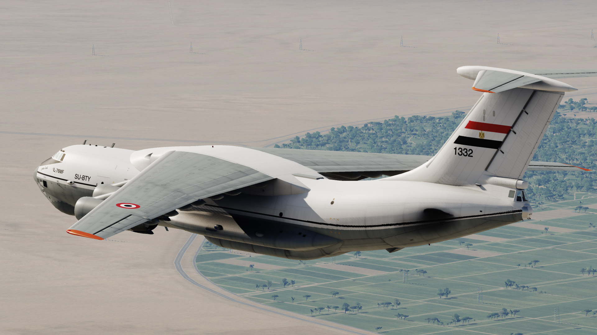 Egyptian Air Force IL-76