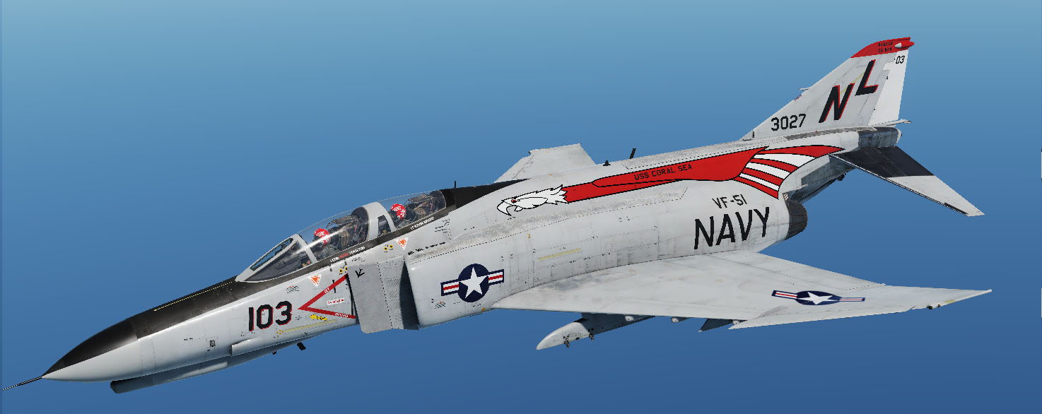 vf-51 Screaming Eagles (modex 100 + 103)